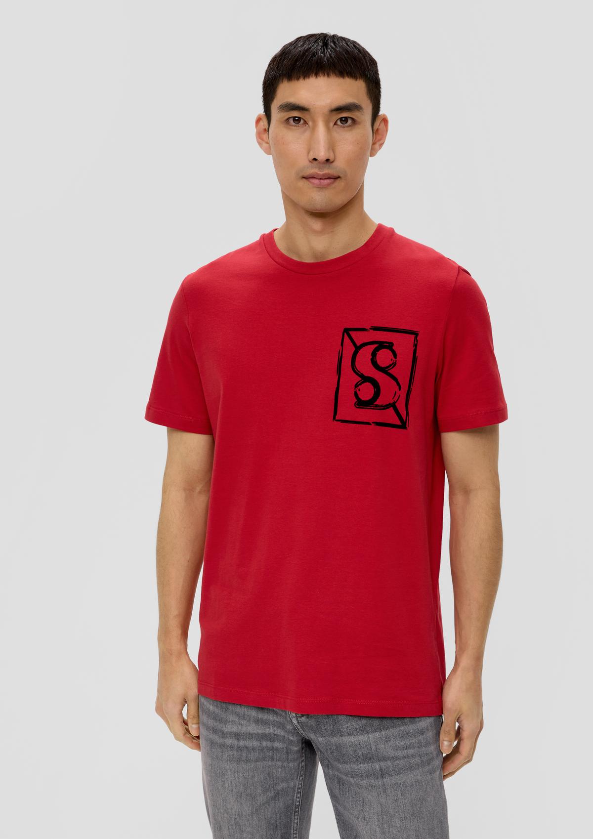 s.Oliver Jersey T-shirt van katoen