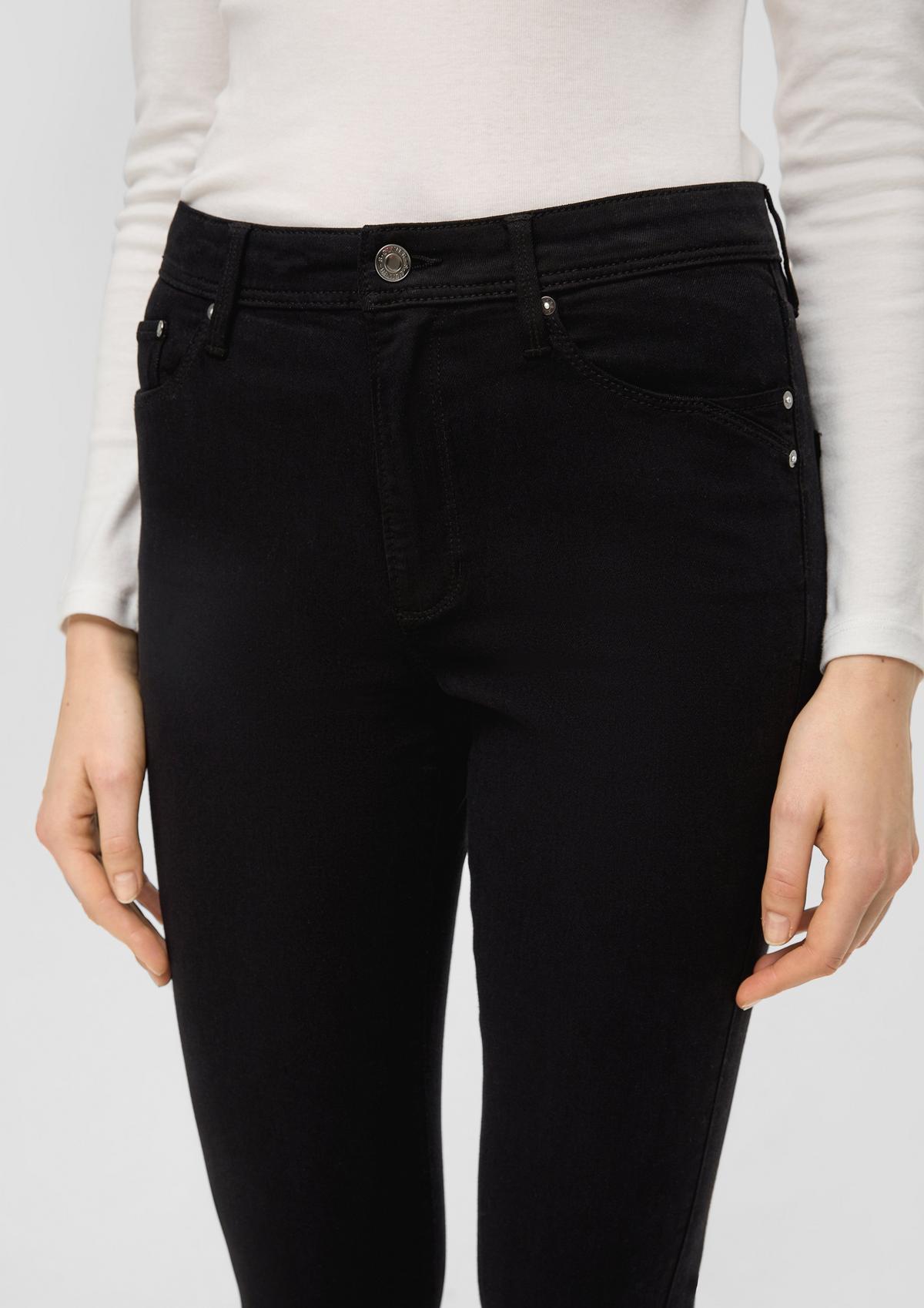 s.Oliver Jeans hlače Betsy kroj Slim Fit / Mid Rise / kroj Bootcut
