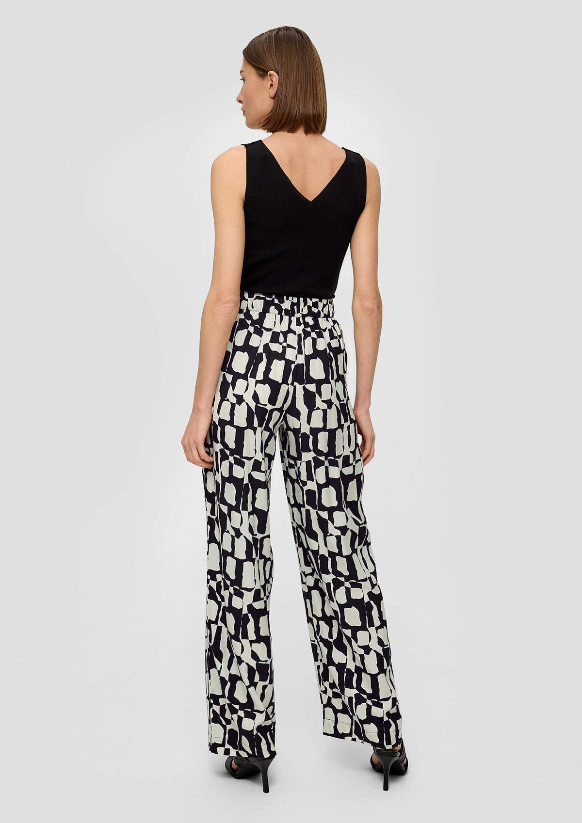 s.Oliver Regular fit: wide-leg trousers