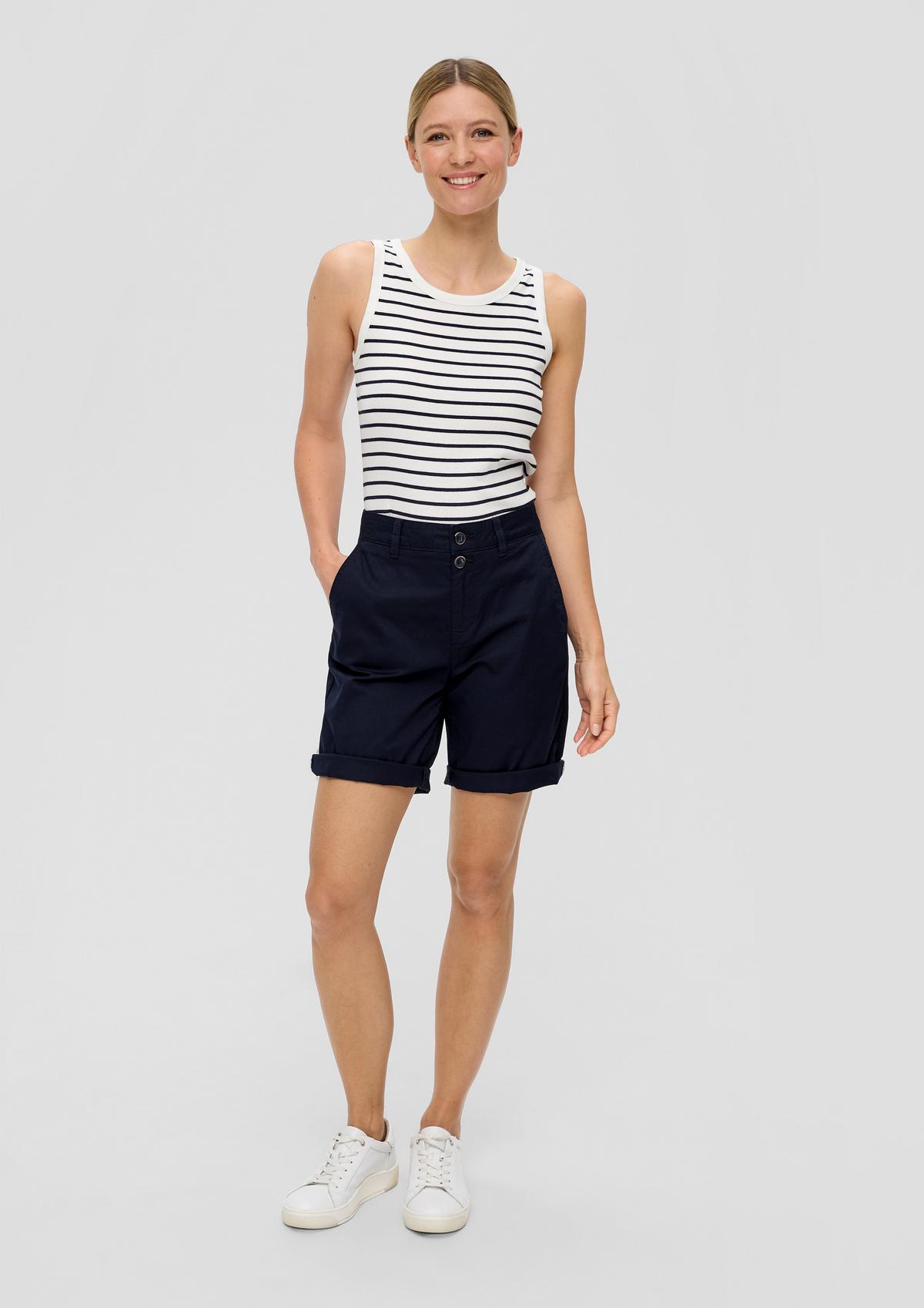 s.Oliver Regular: Shorts aus Baumwollstretch
