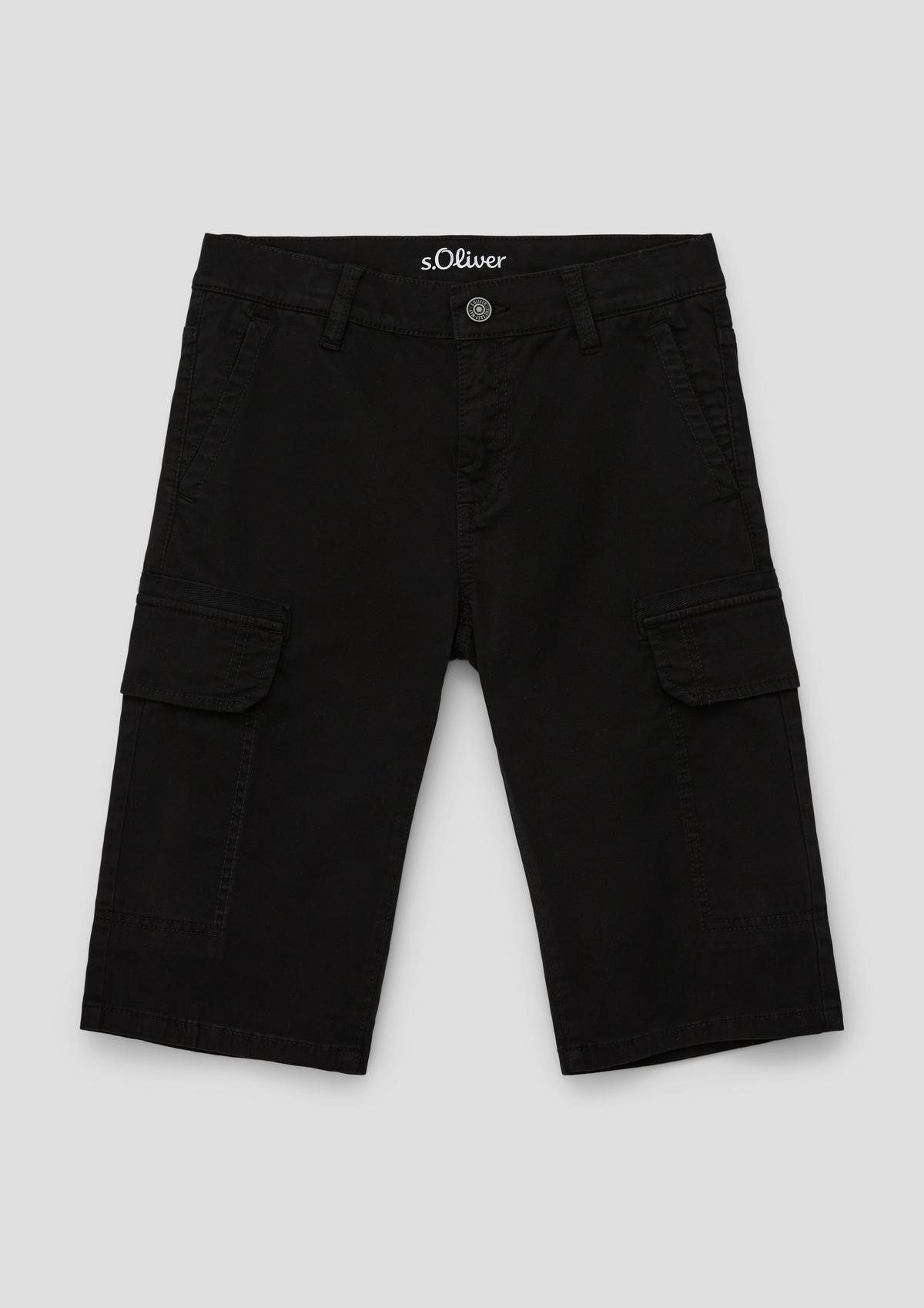 s.Oliver Regular: bermuda hlače z zatezno vrvico v pasu