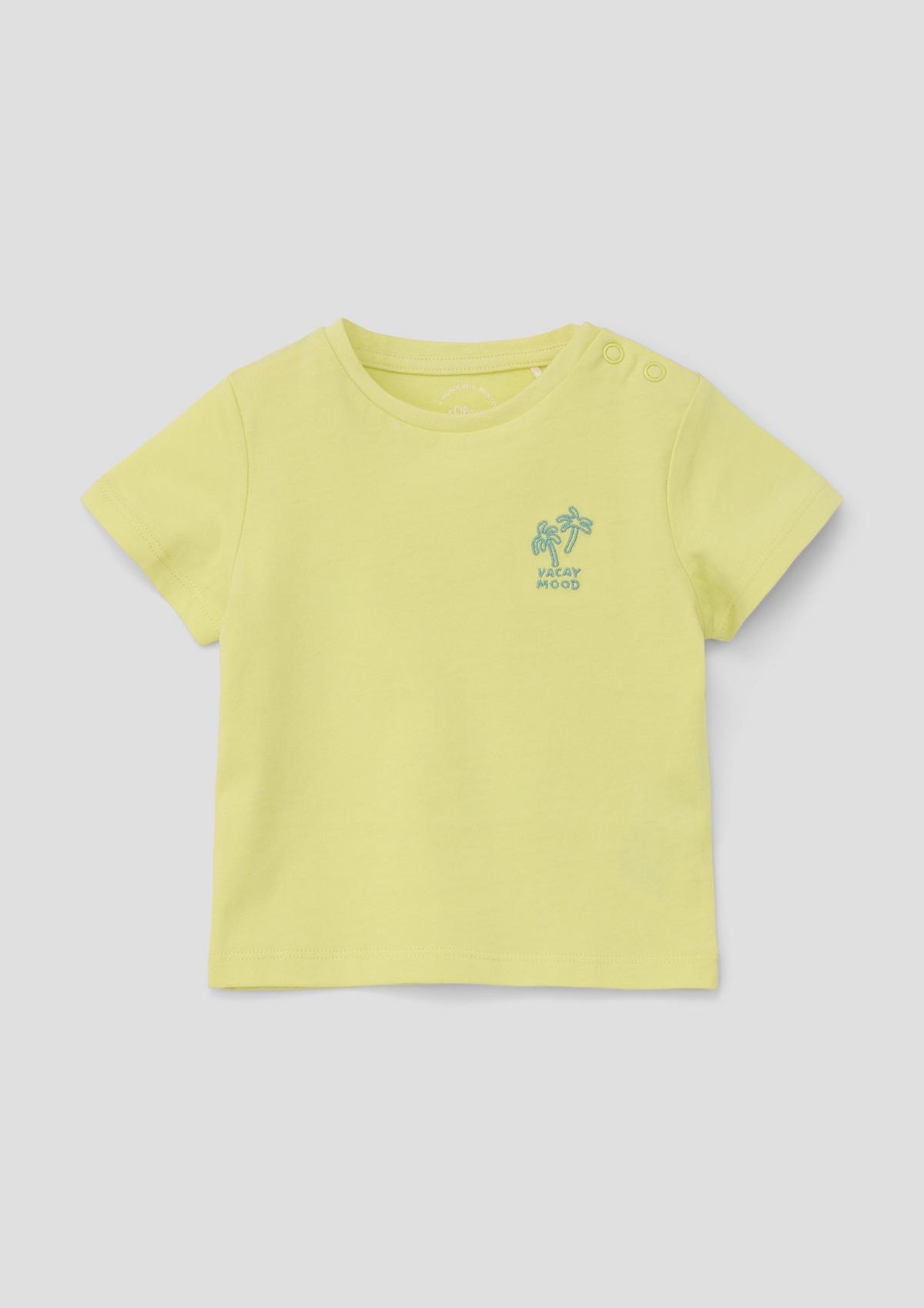 s.Oliver T-Shirt aus Baumwolle mit Stickerei