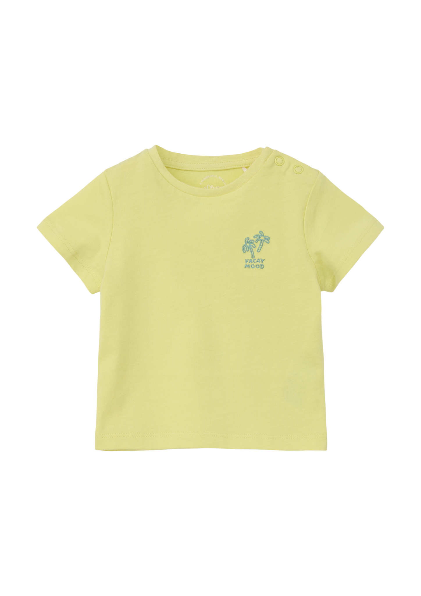 s.Oliver - T-Shirt aus Baumwolle mit Stickerei, Babys, gelb