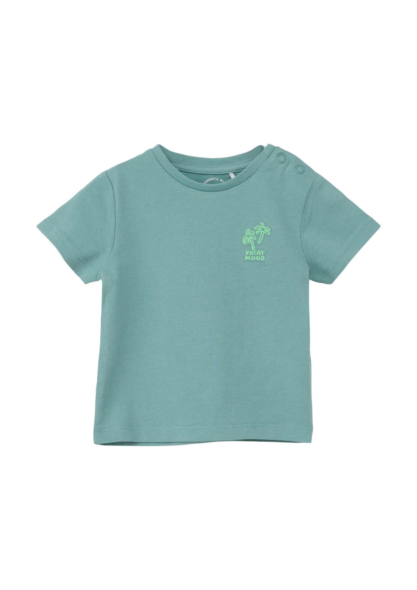 s.Oliver - T-Shirt aus Baumwolle mit Stickerei, Babys, Blau