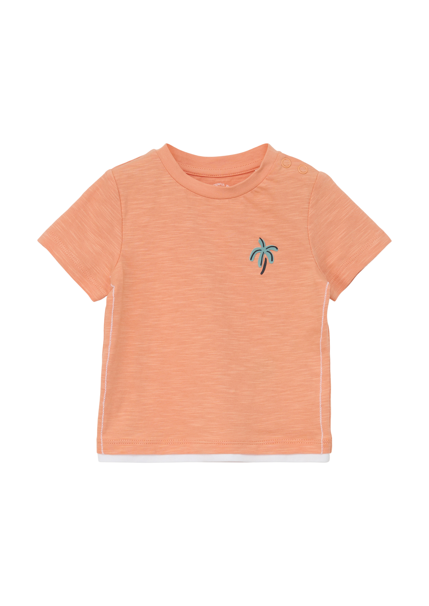 s.Oliver - T-Shirt mit Layering-Detail, Babys, Orange