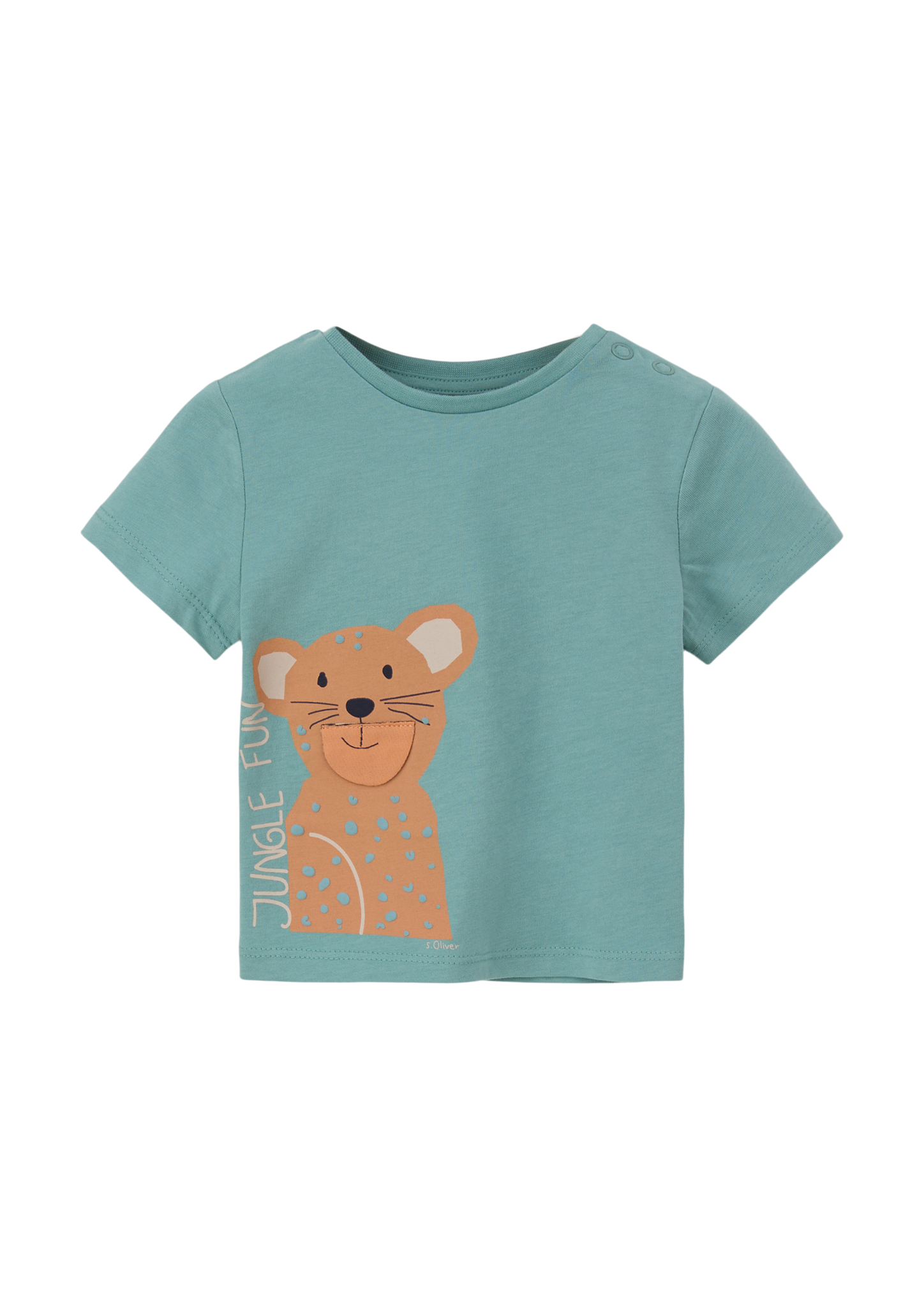 s.Oliver - T-Shirt mit Artwork, Babys, Blau