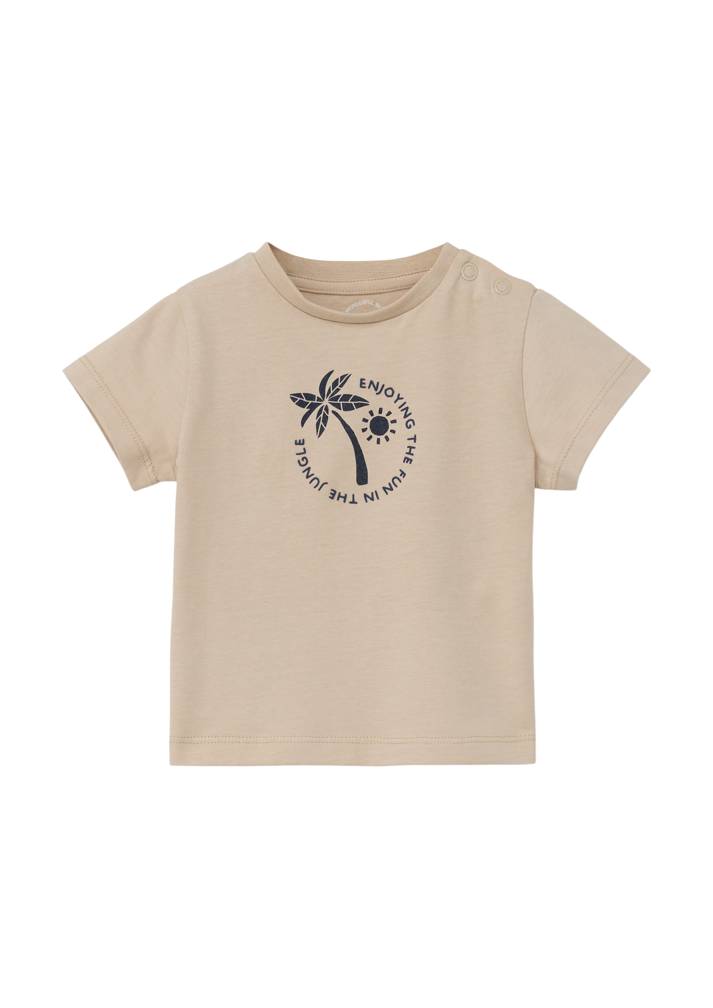 s.Oliver - T-Shirt mit Frontprint, Babys, Beige