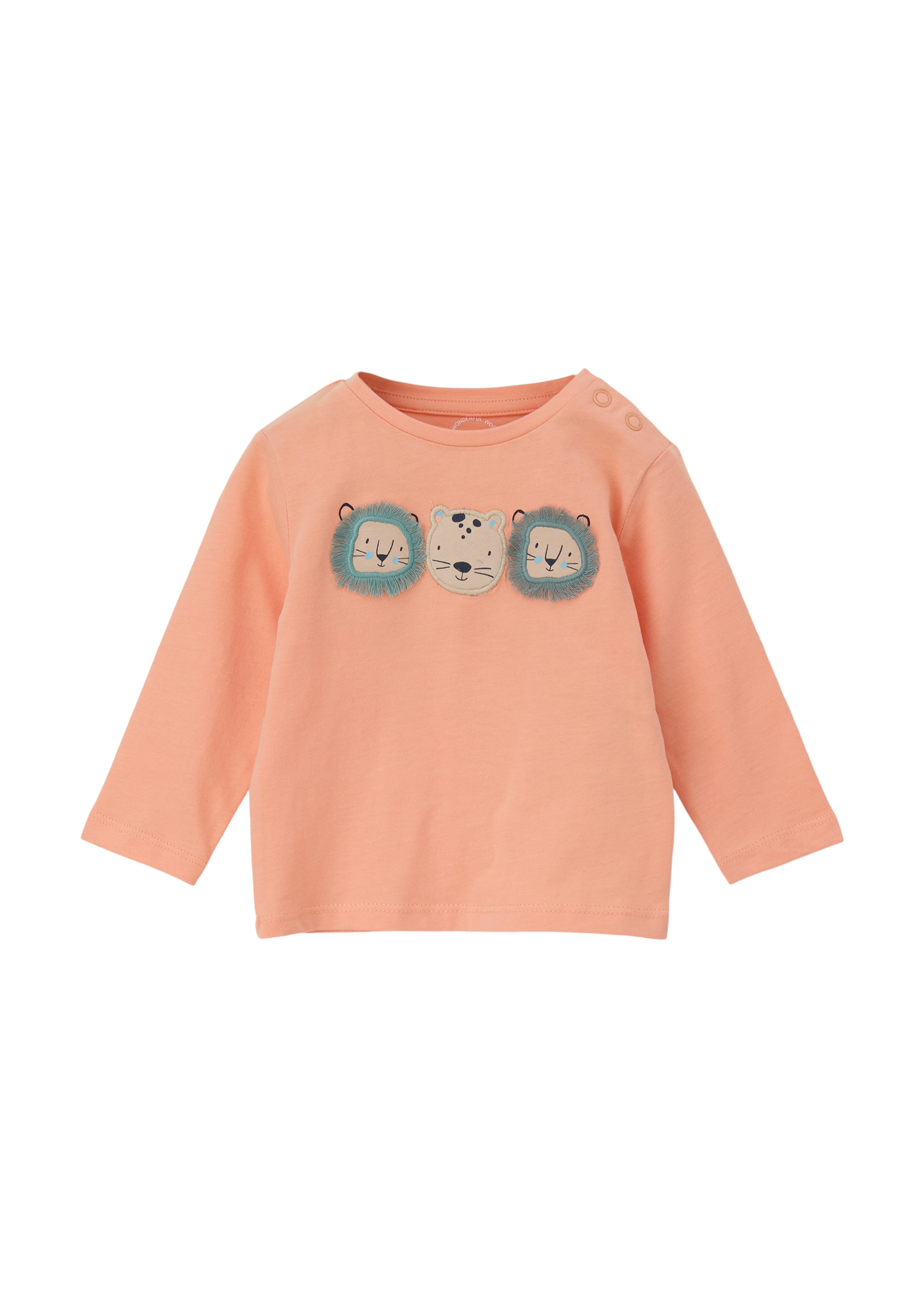 s.Oliver - Longsleeve mit Frontprint, Babys, Orange