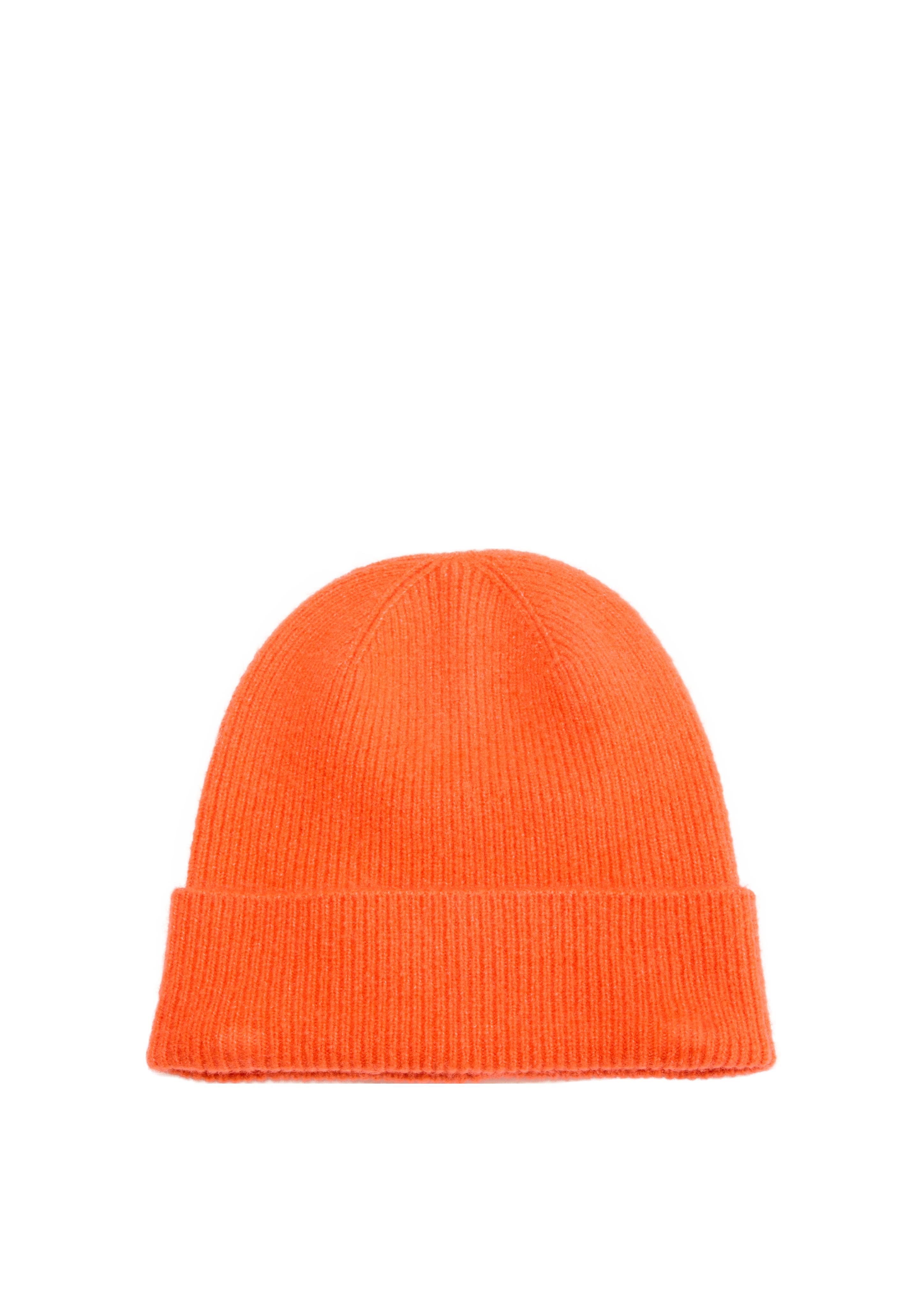 s.Oliver - Beanie aus Baumwollmix, Damen, Orange