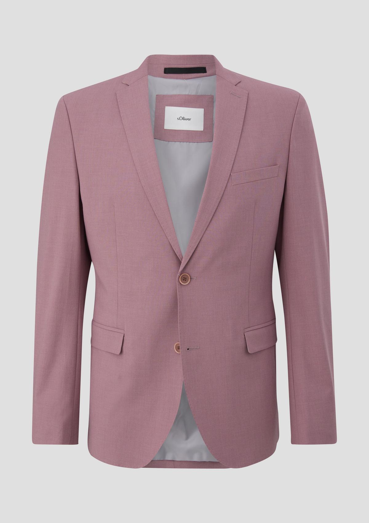 s.Oliver s.OPURE: slim-fitting tailored jacket