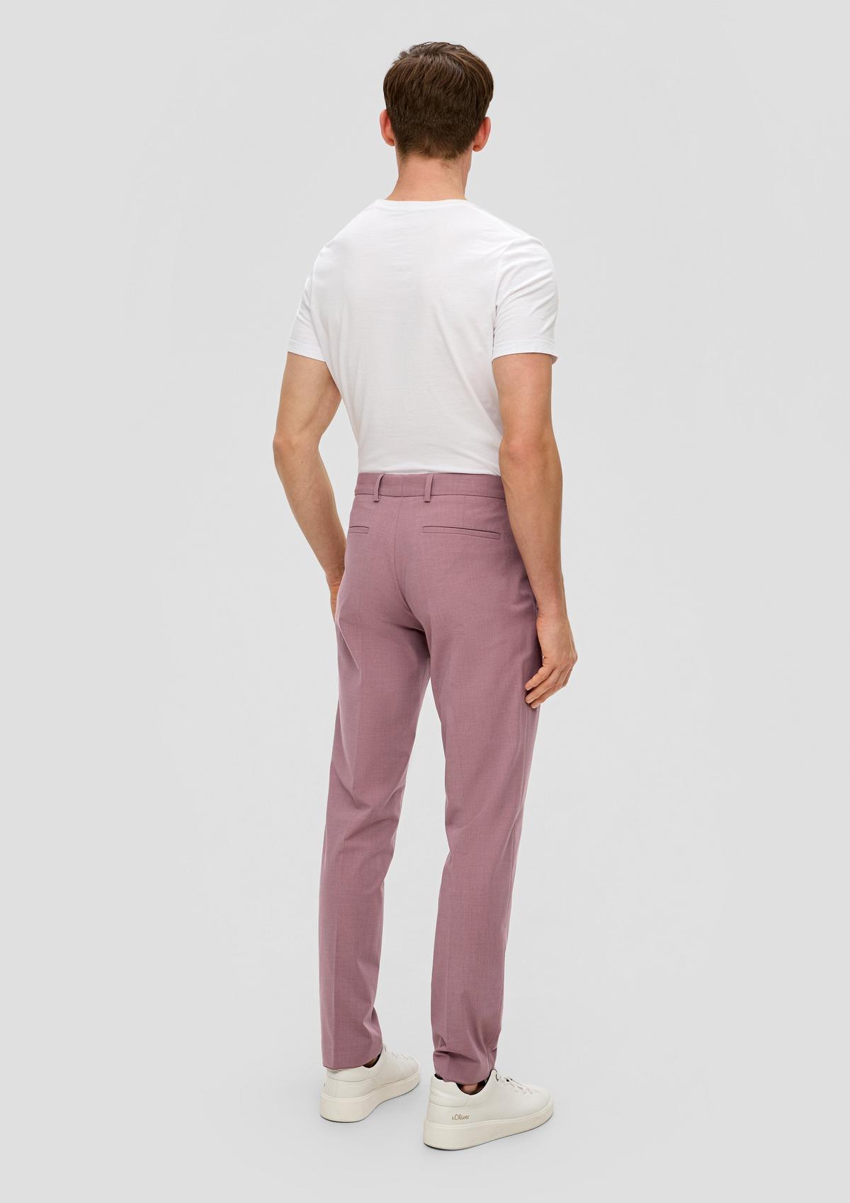 s.Oliver s.OPURE: Suit trousers with a slim leg