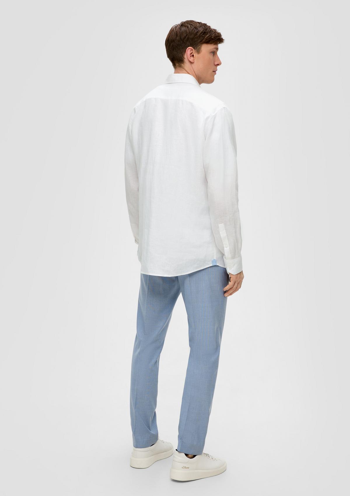 s.Oliver Regular fit: Linen dress shirt