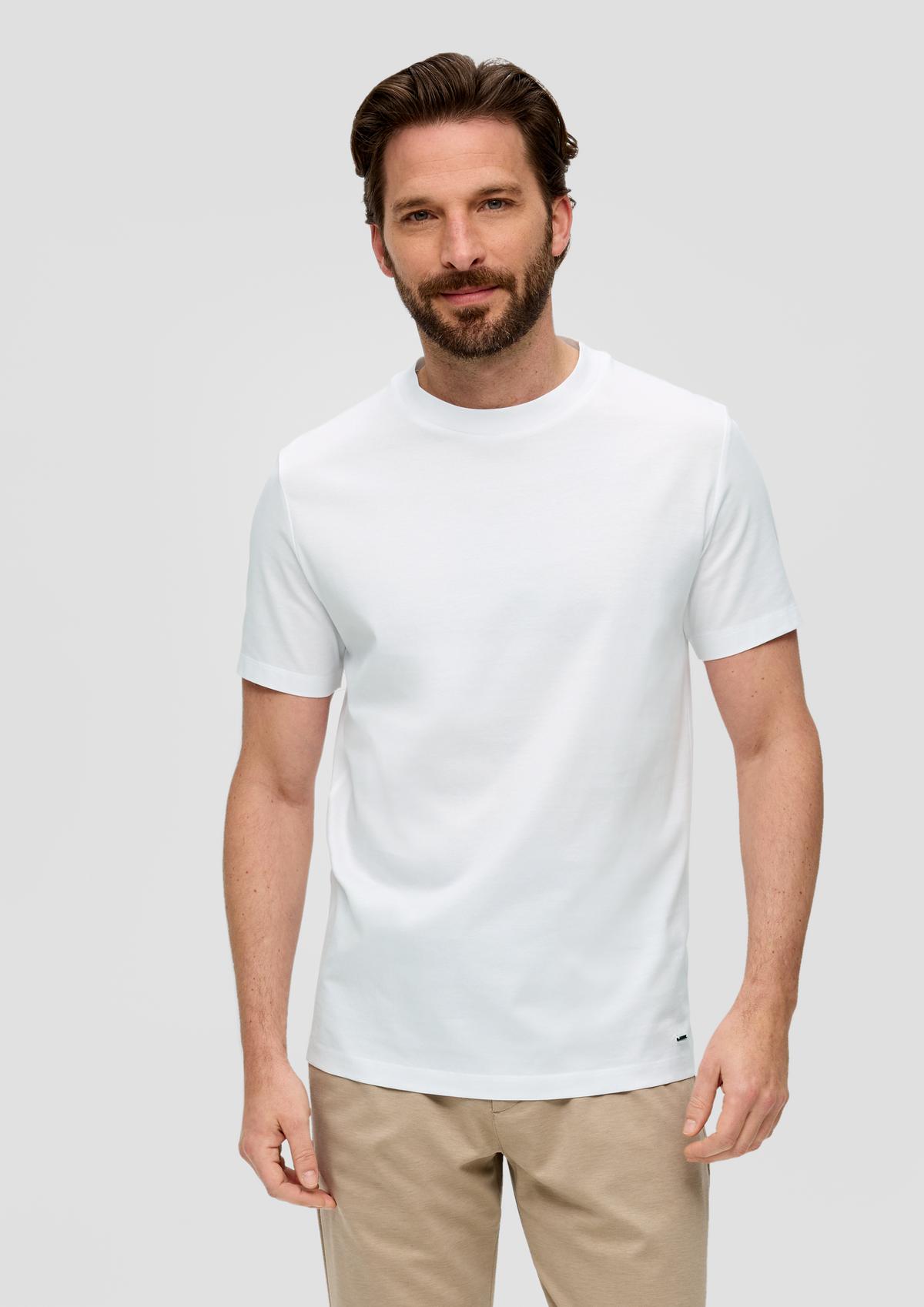 s.Oliver Jerseyshirt aus merzerisierter Baumwolle