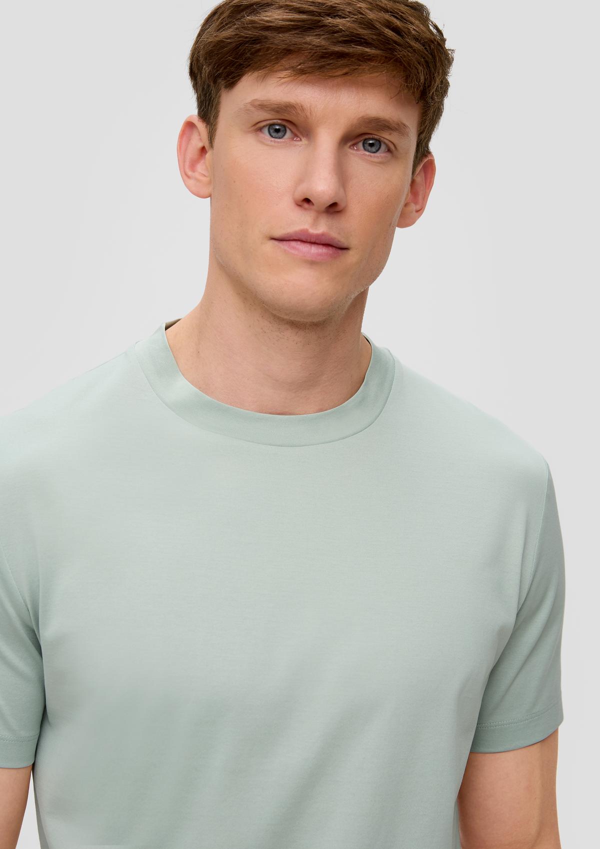 s.Oliver Jerseyshirt aus merzerisierter Baumwolle
