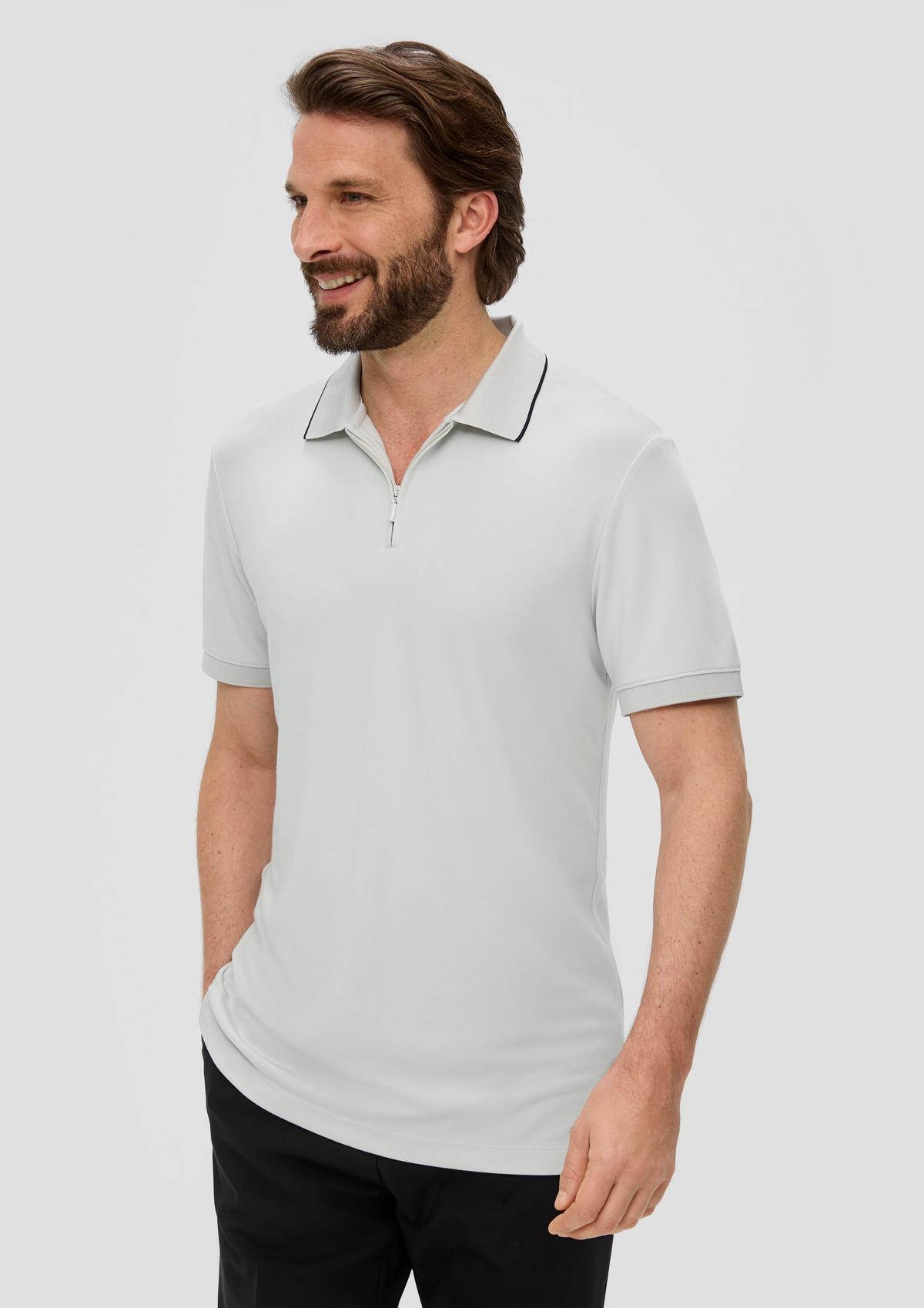 Modal blend polo shirt