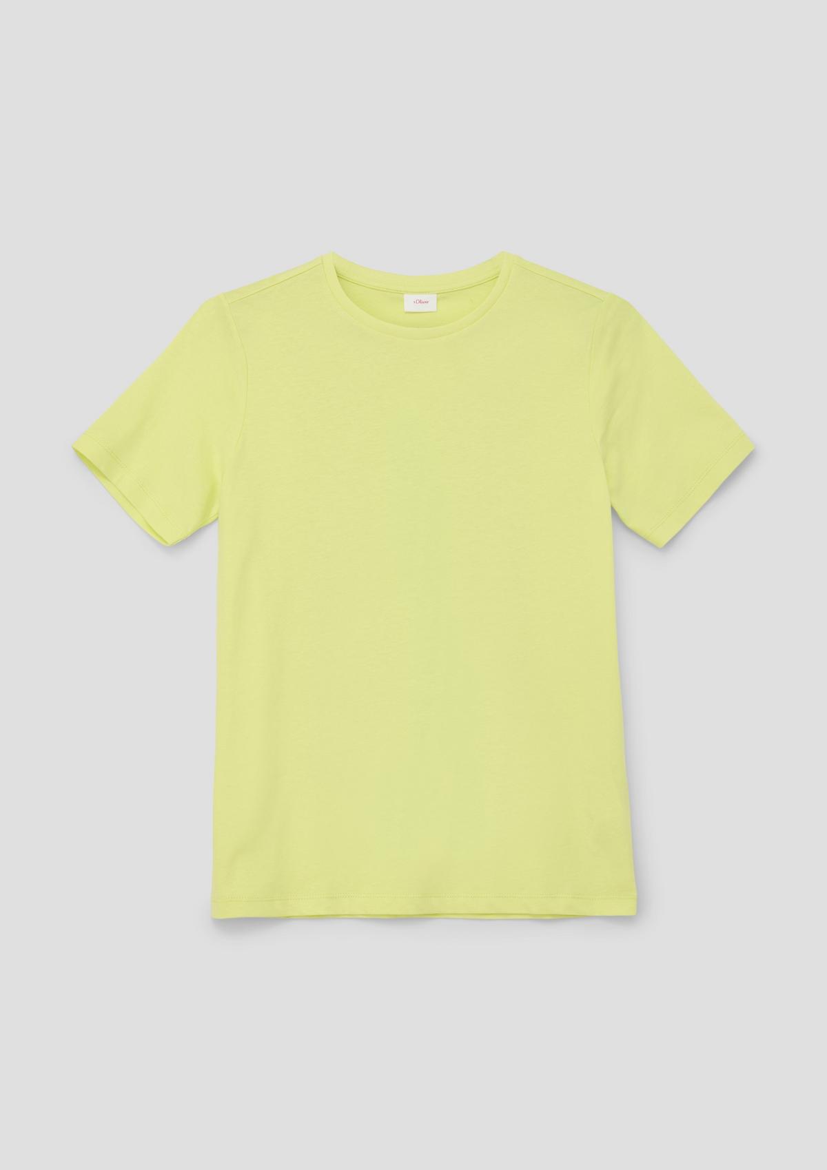 s.Oliver Cotton T-shirt with back print