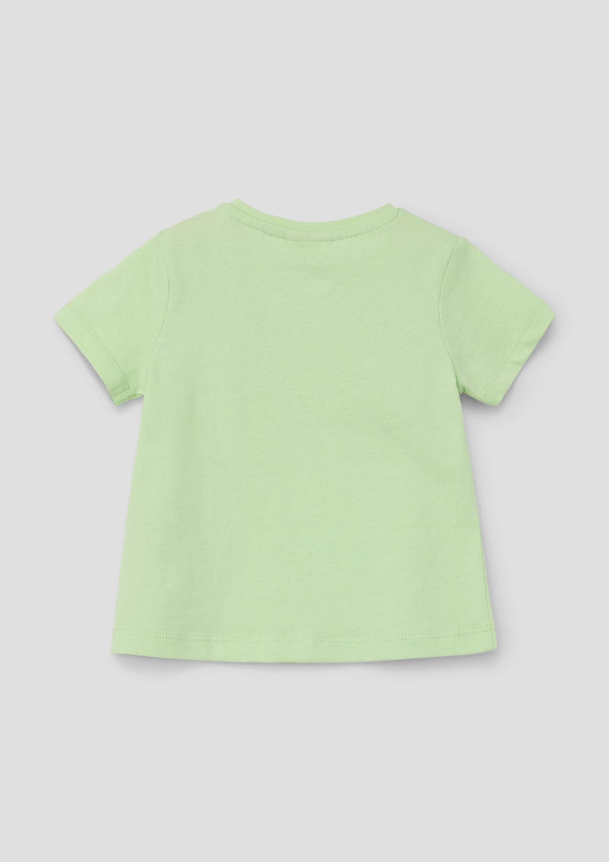 s.Oliver T-shirt met Smiley®-glitterprint