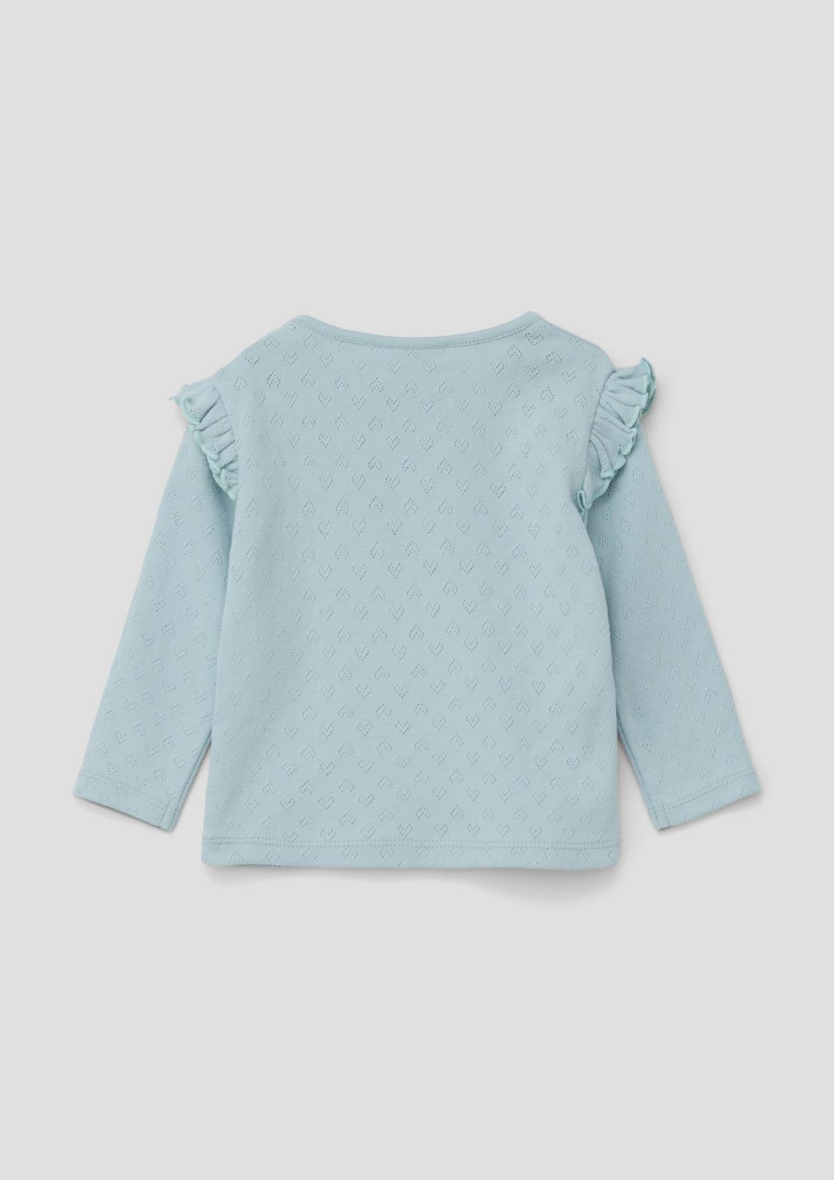 s.Oliver Top with a textured pattern