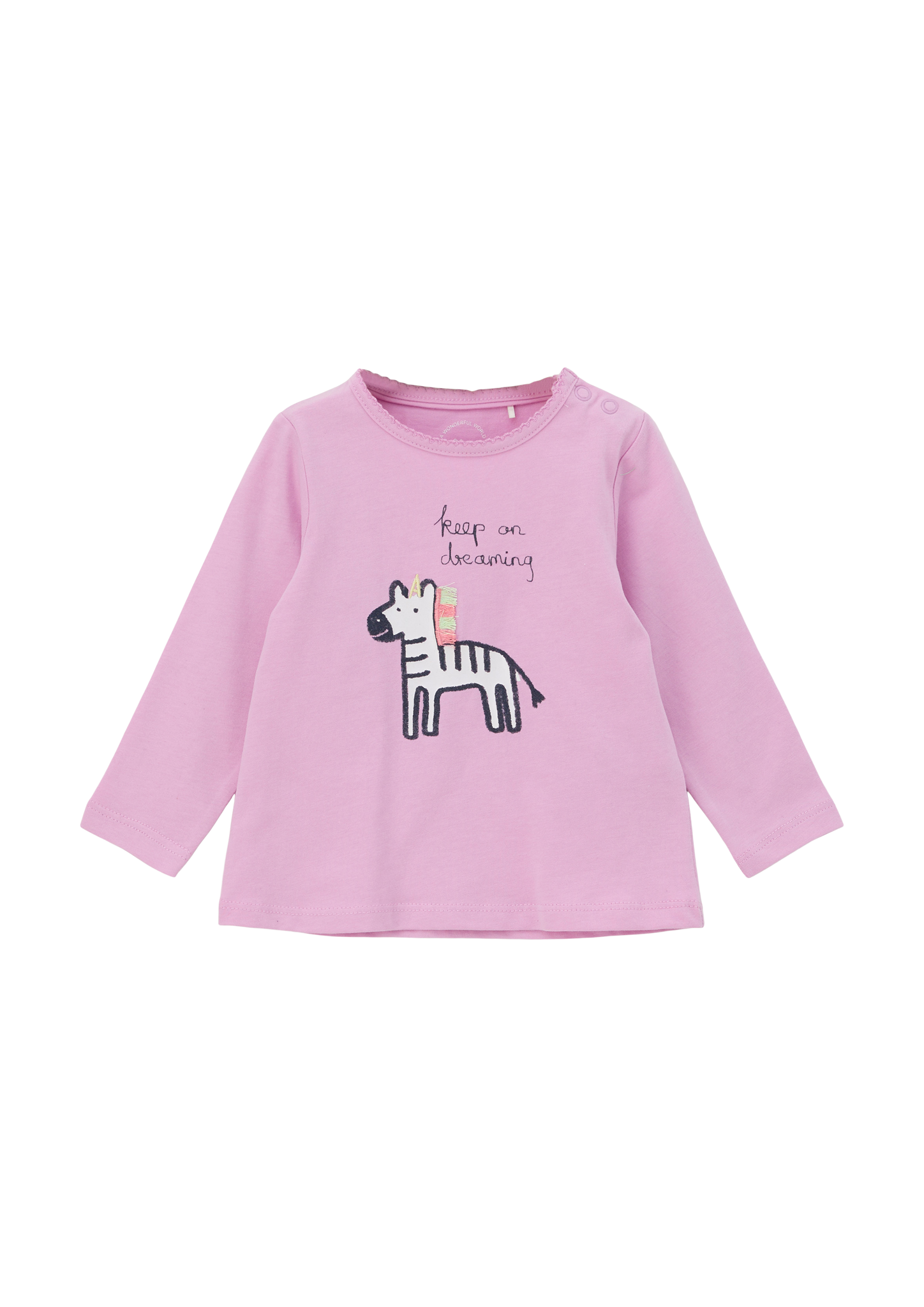 s.Oliver - Langarmshirt mit Artwork, Babys, Rosa