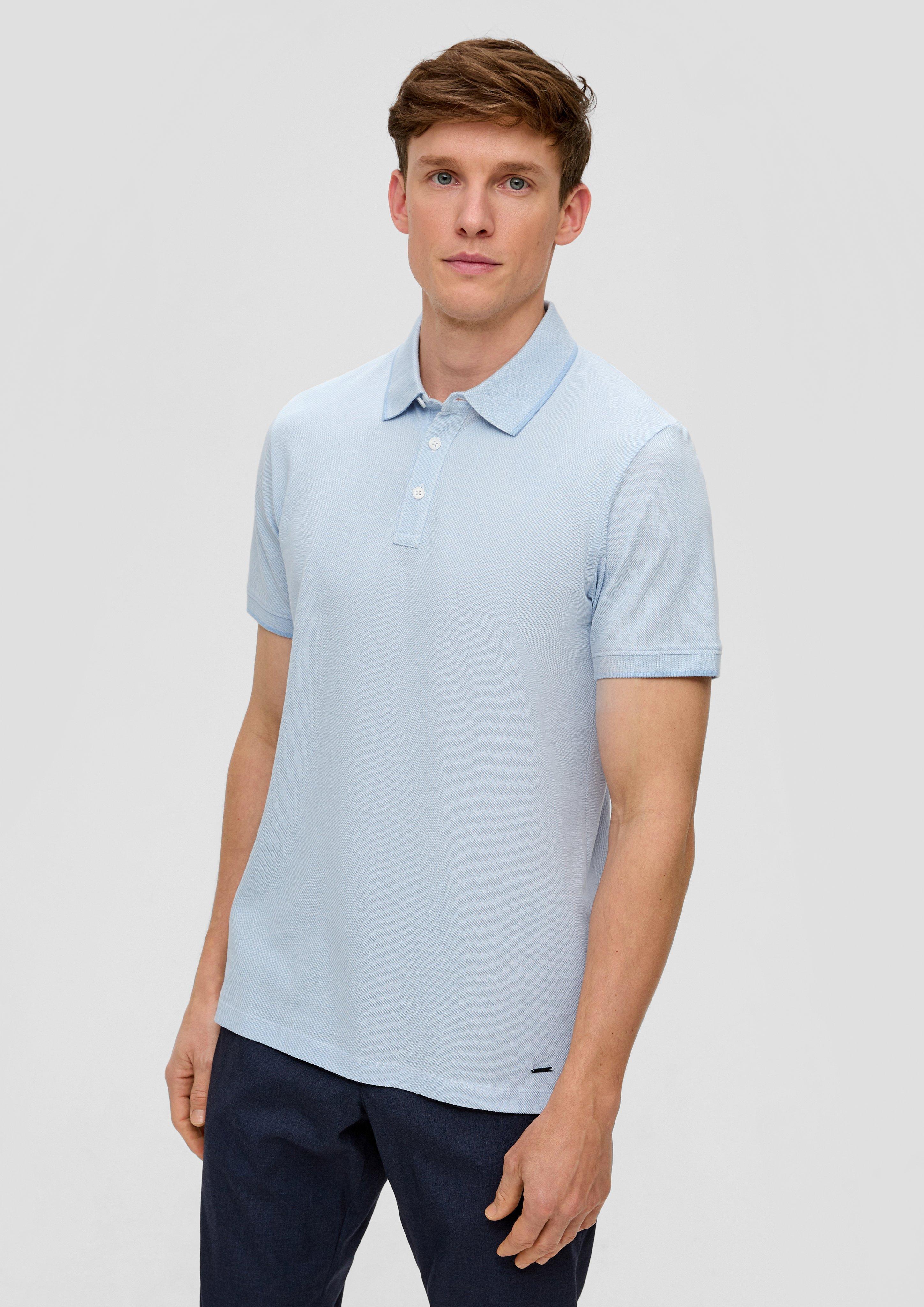 S.Oliver Poloshirt im Slim Fit mit Piquéstruktur