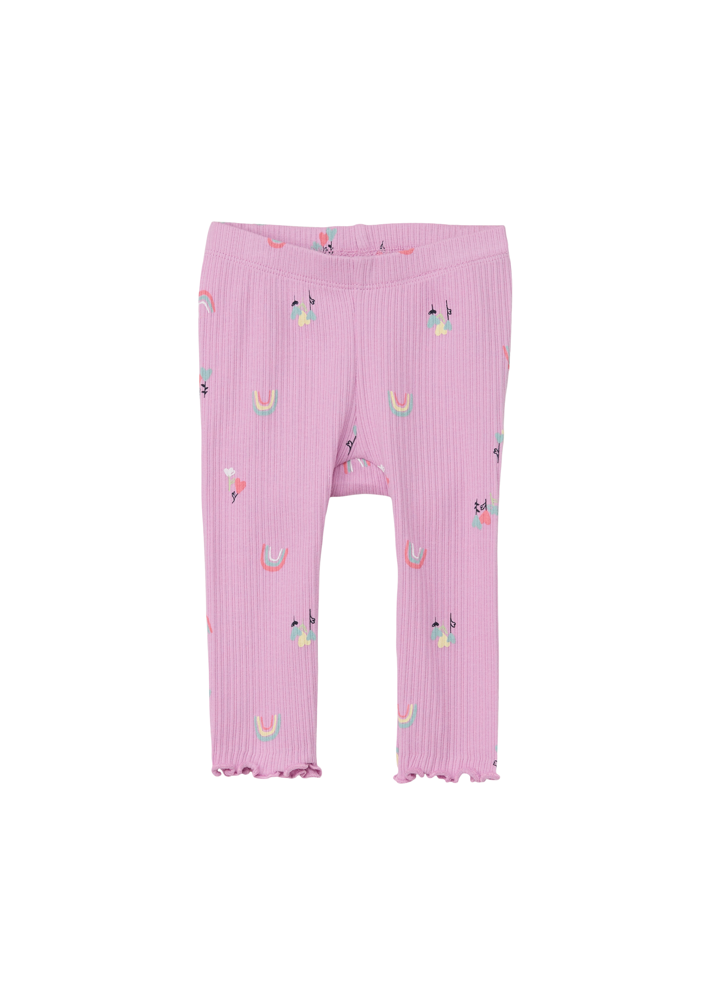 s.Oliver - Leggings aus Rippware, Babys, Rosa