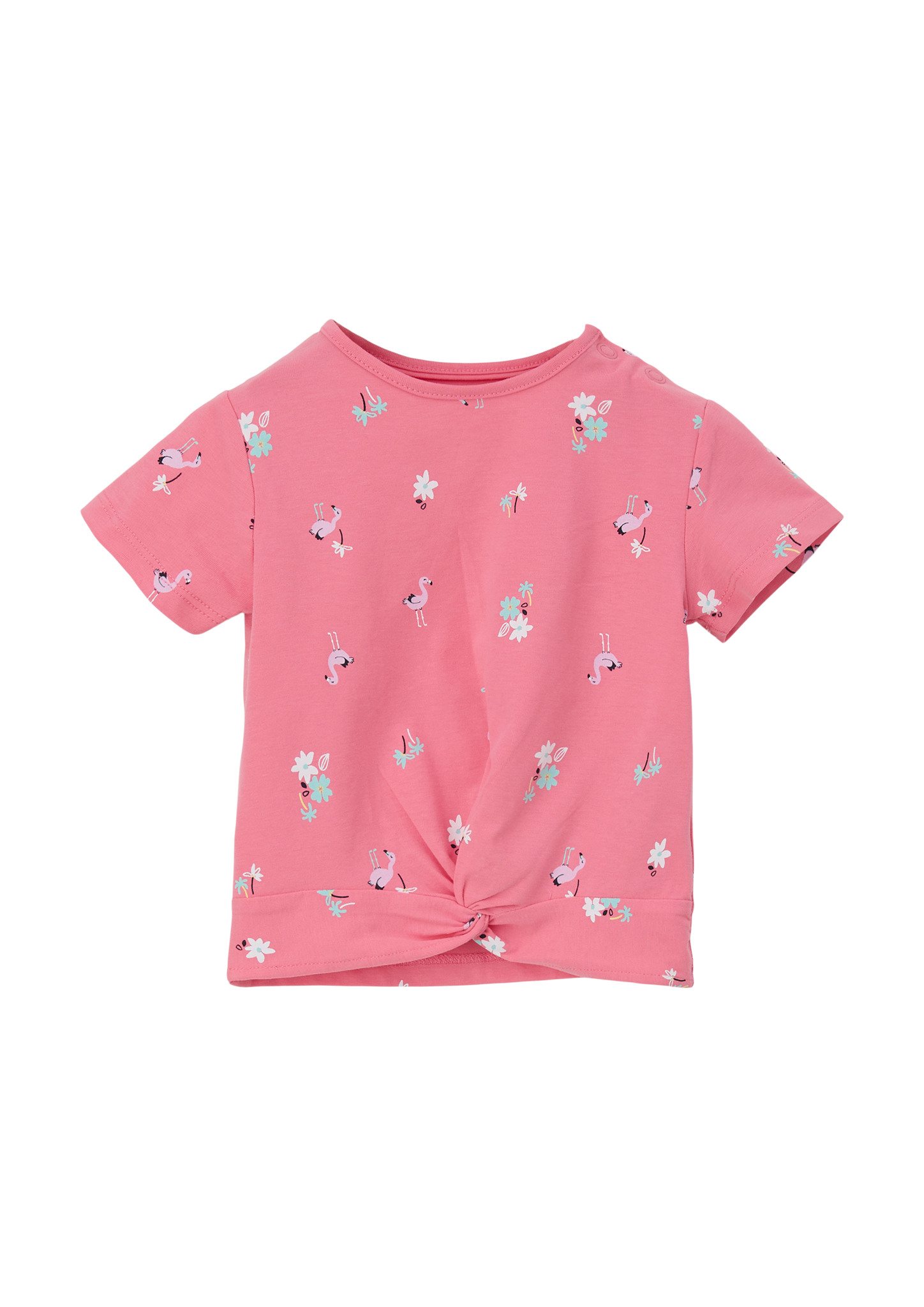 s.Oliver - T-Shirt mit Knoten-Detail, Babys, Rosa