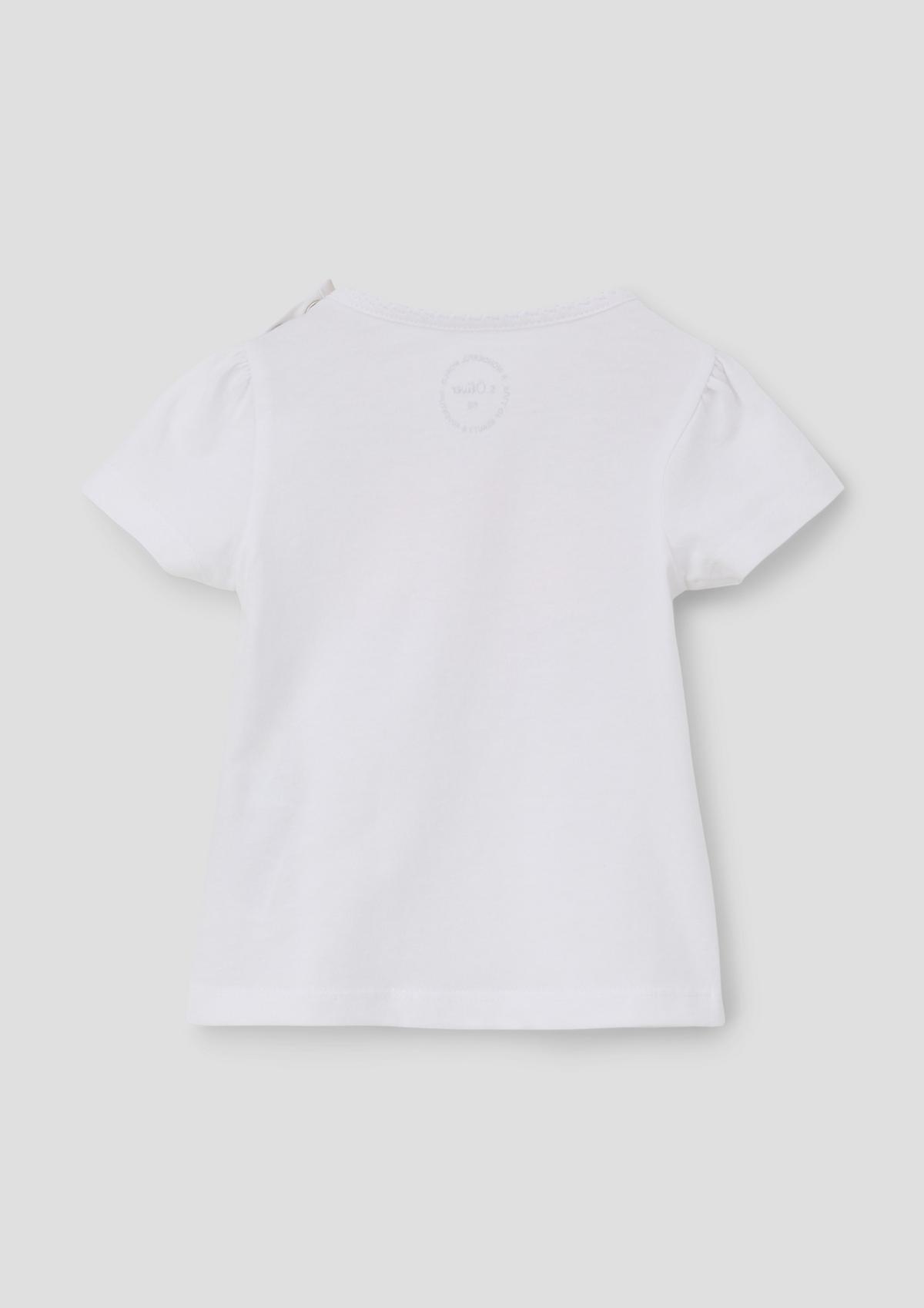 s.Oliver T-shirt à motif flamant rose artistique