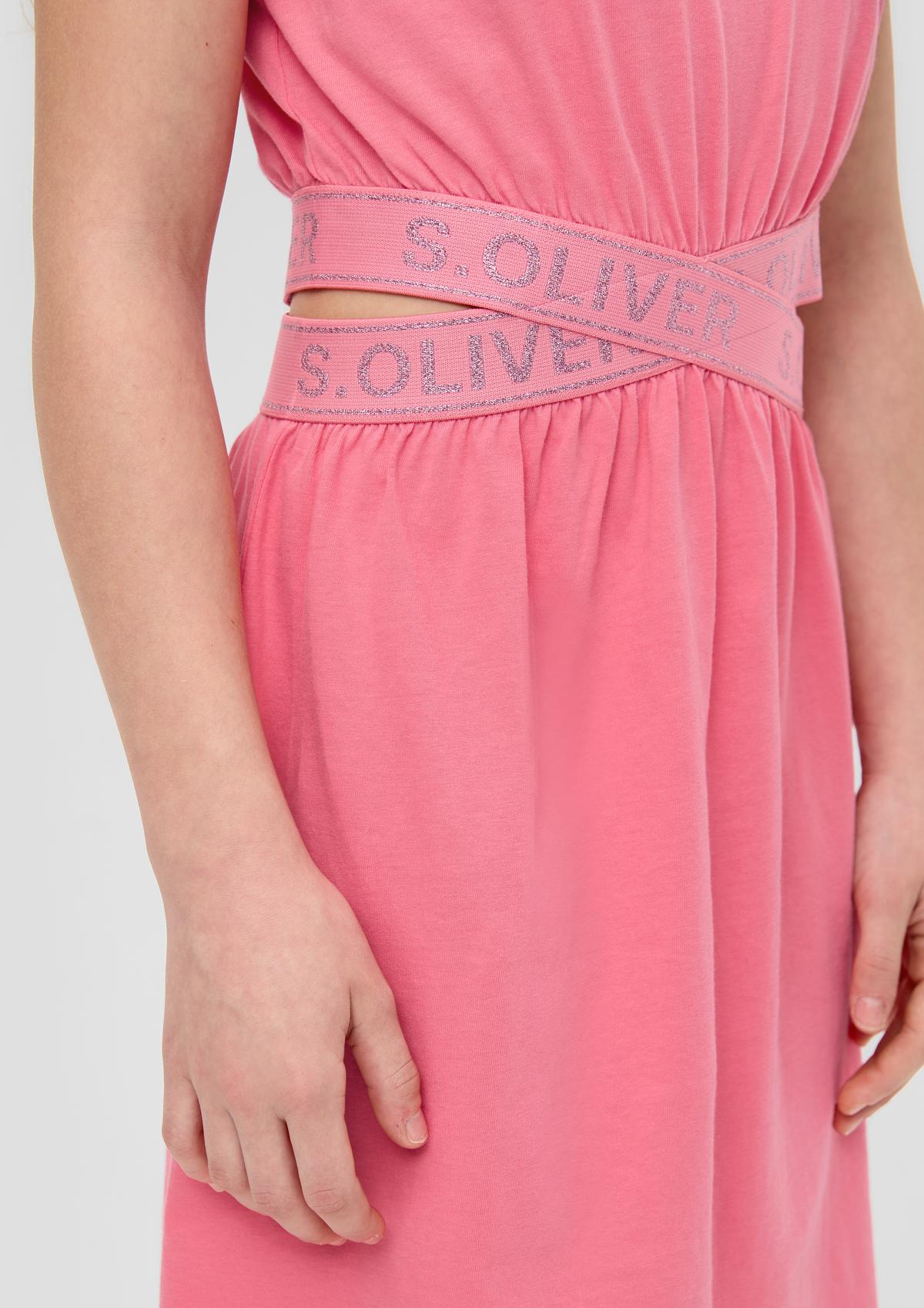 s.Oliver Mini-jurk met elastische band in de taille