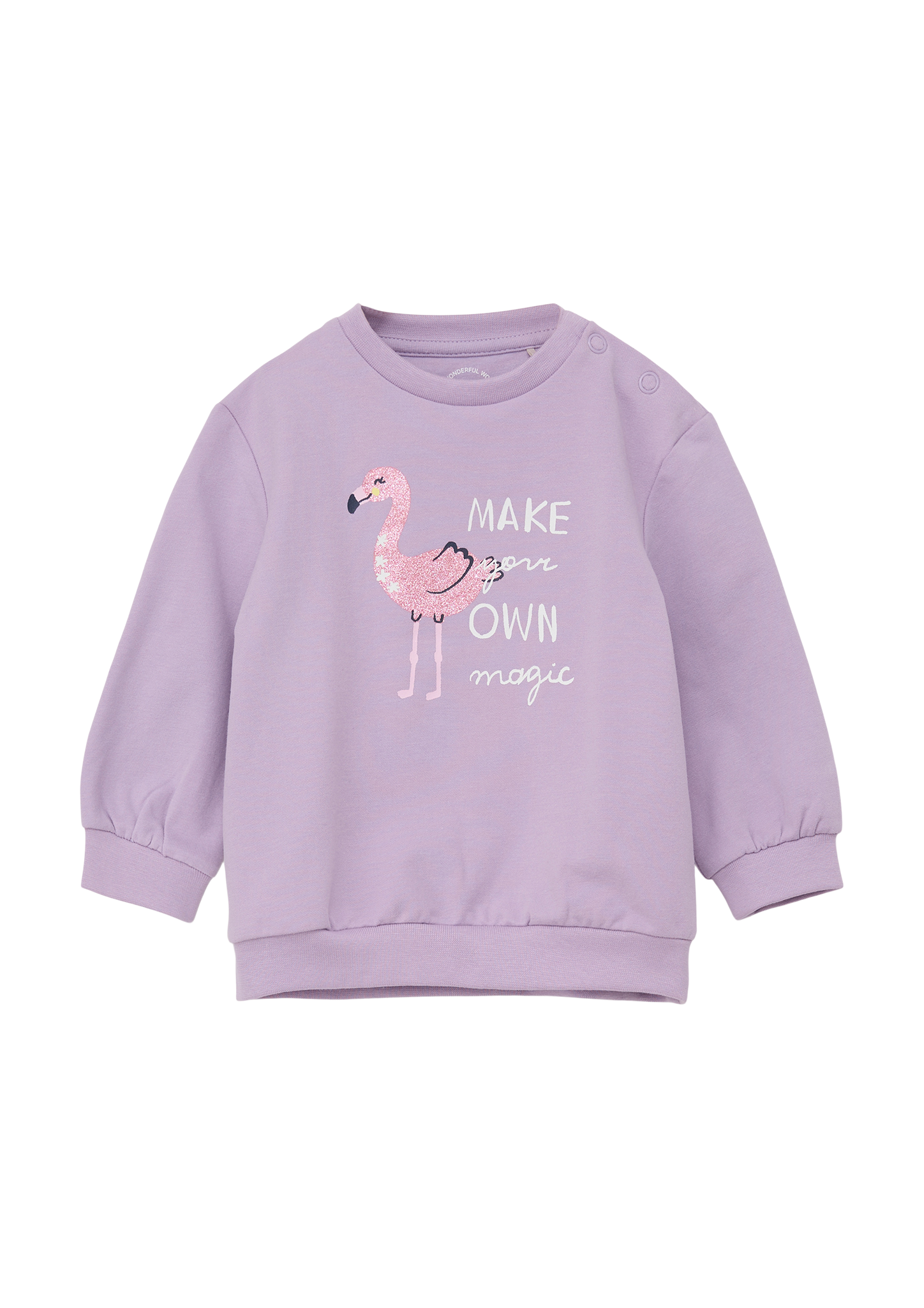 s.Oliver - Sweatshirt mit Glitzer-Print, Babys, lila