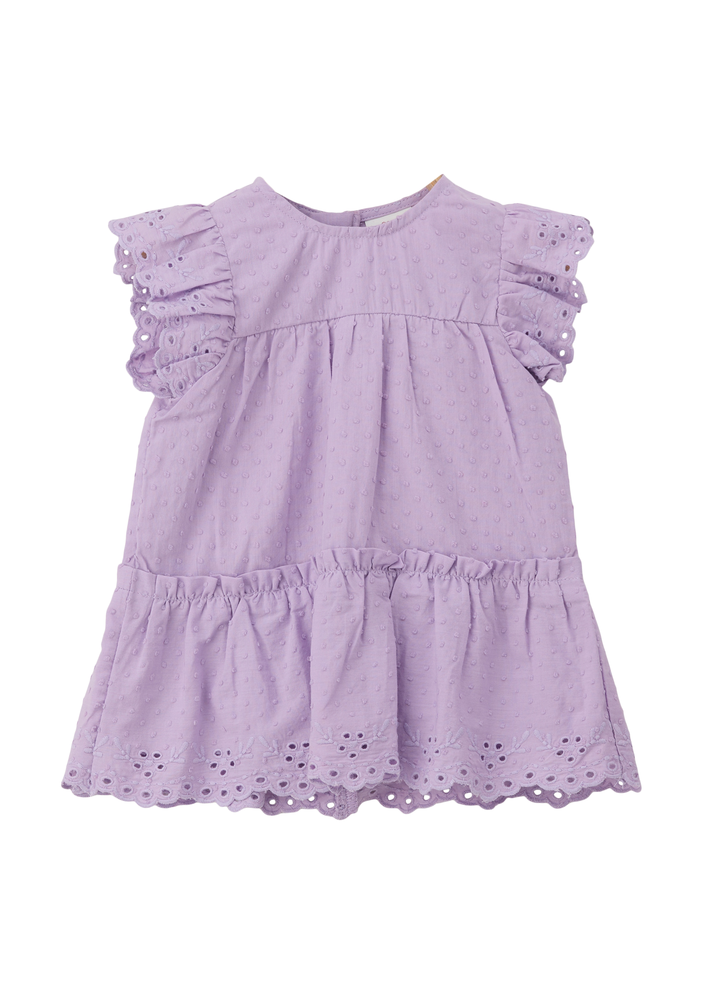 s.Oliver - Kleid mit Dobby-Struktur, Babys, lila