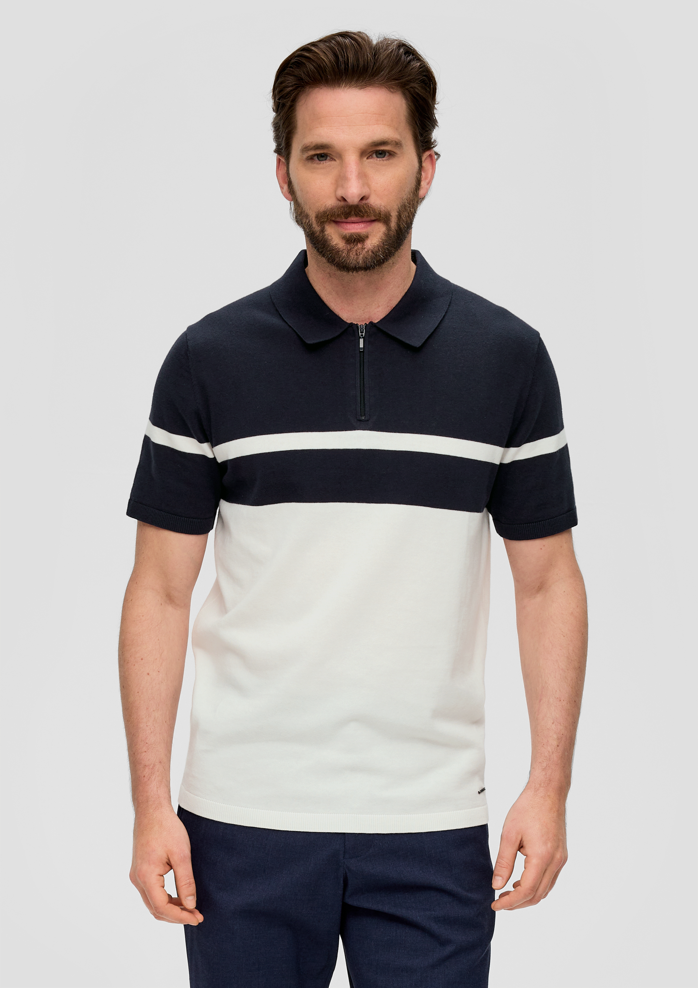 S.Oliver Poloshirt aus Feinstrick