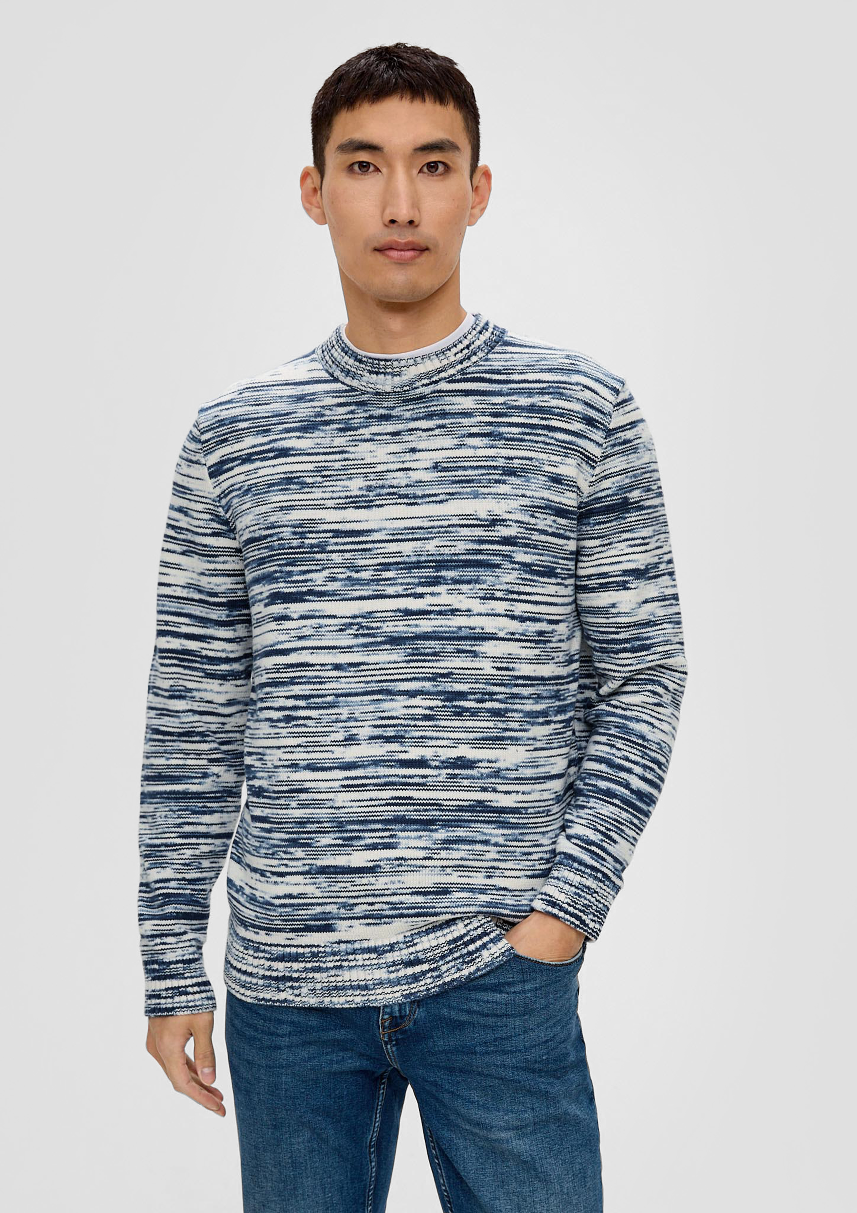 S.Oliver Strickpullover aus Baumwollmix