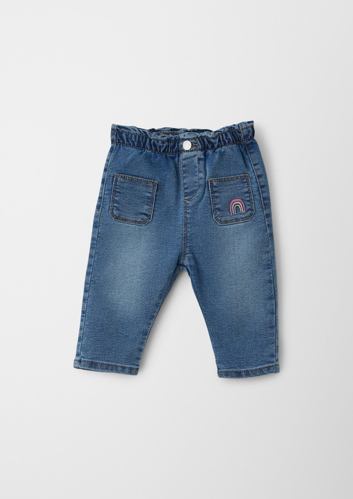 s.Oliver Jeans hlače / Relaxed Fit / sprani učinki