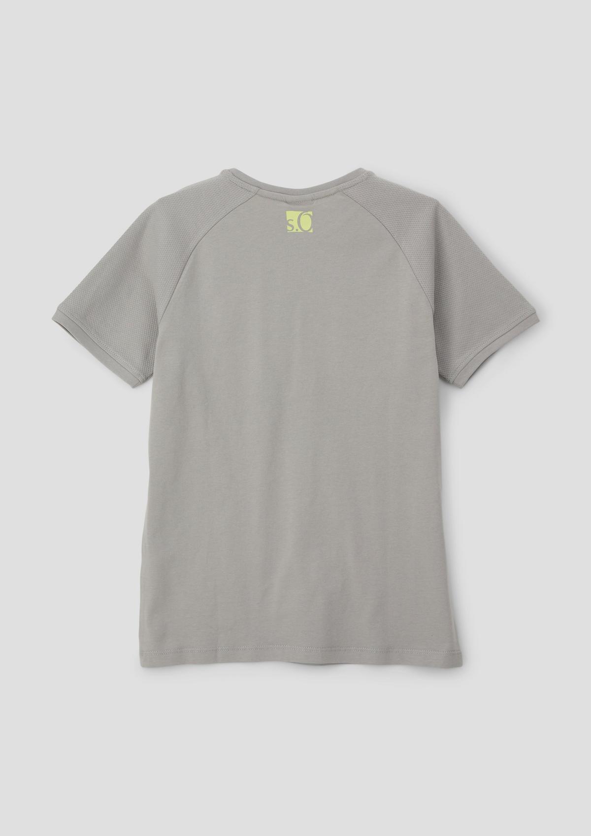 s.Oliver T-shirt with mesh sleeves