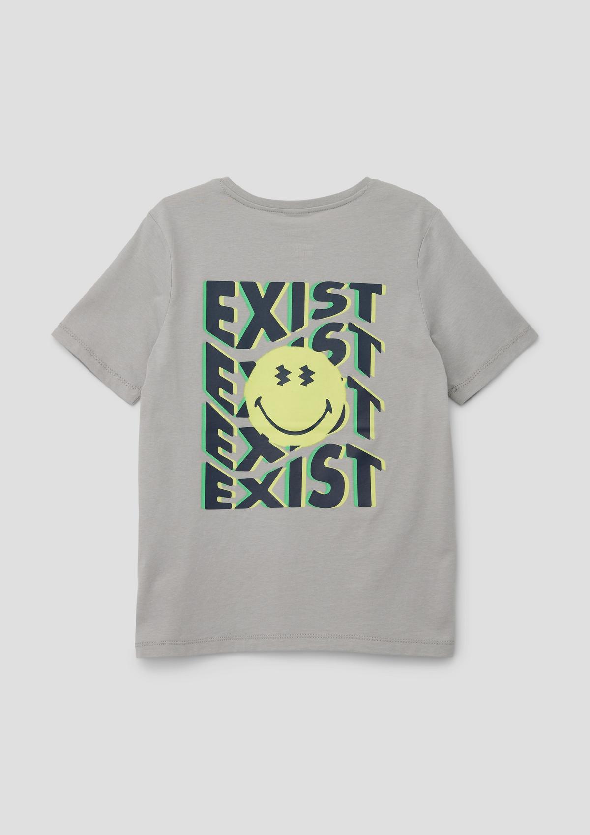 s.Oliver T-shirt with a Smiley® print on the front and back