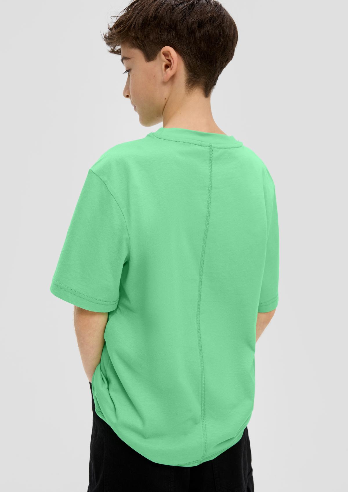 s.Oliver Cotton top with printed lettering