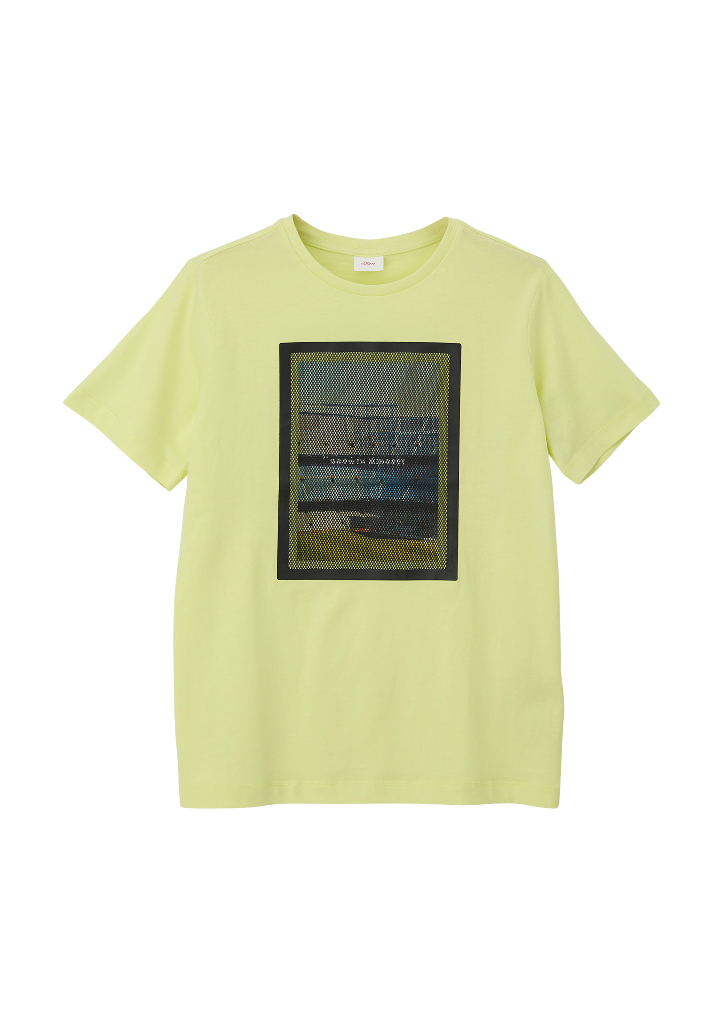 s.Oliver - T-Shirt mit Fotoprint, Jungen, grün