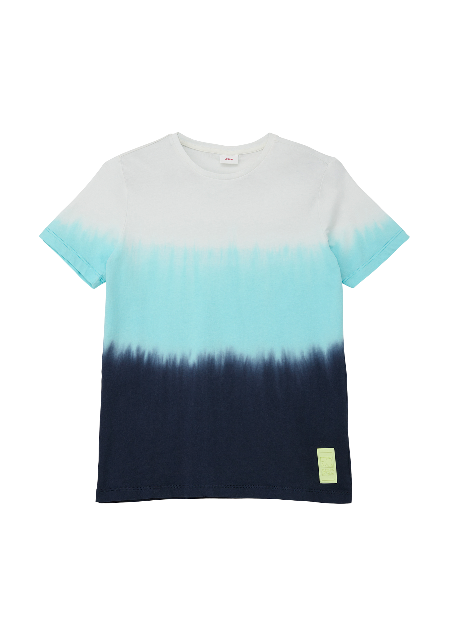 s.Oliver - T-Shirt mit Garment Dye, Jungen, blau