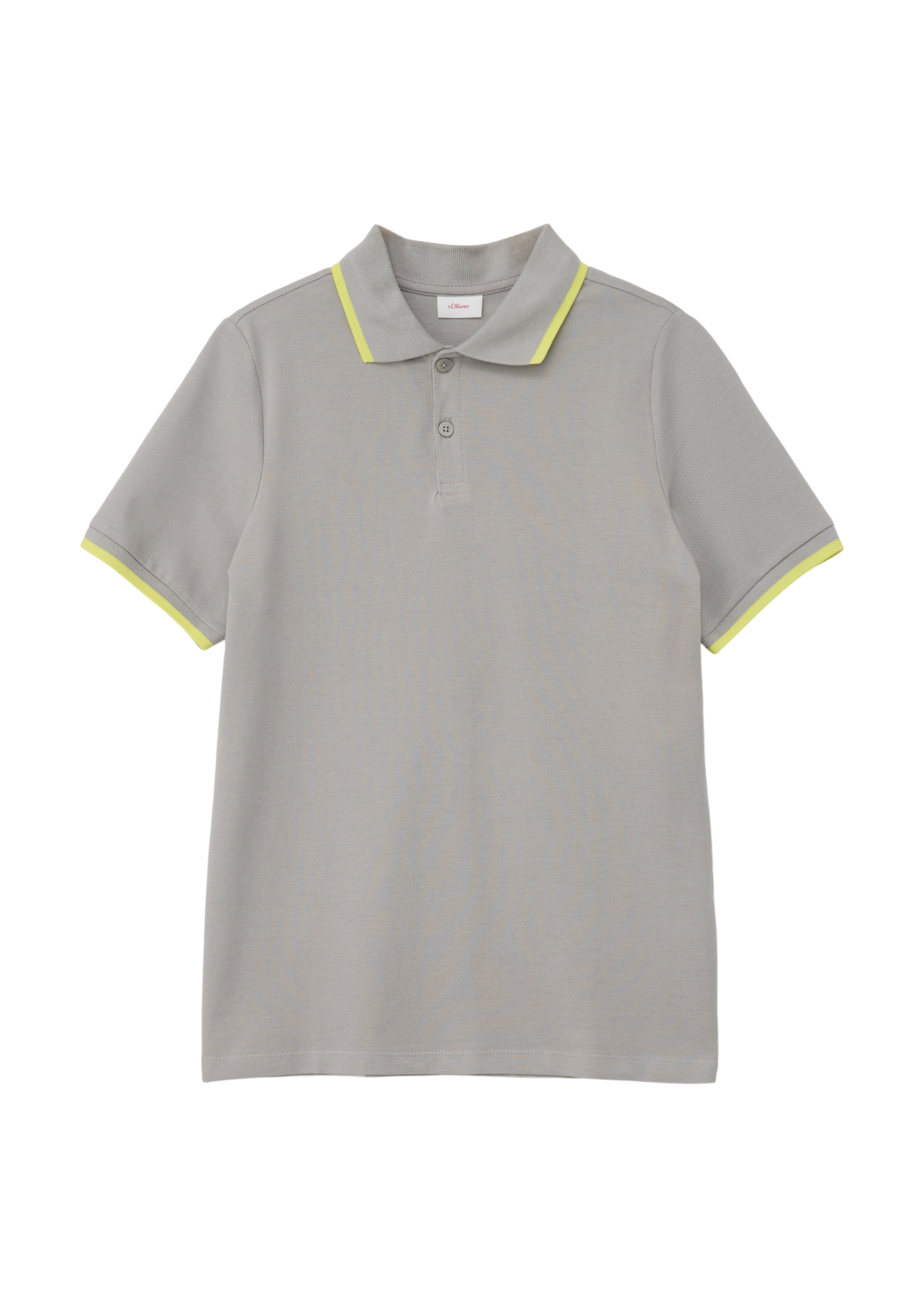 s.Oliver - Poloshirt aus Baumwollpiqué, Jungen, grau