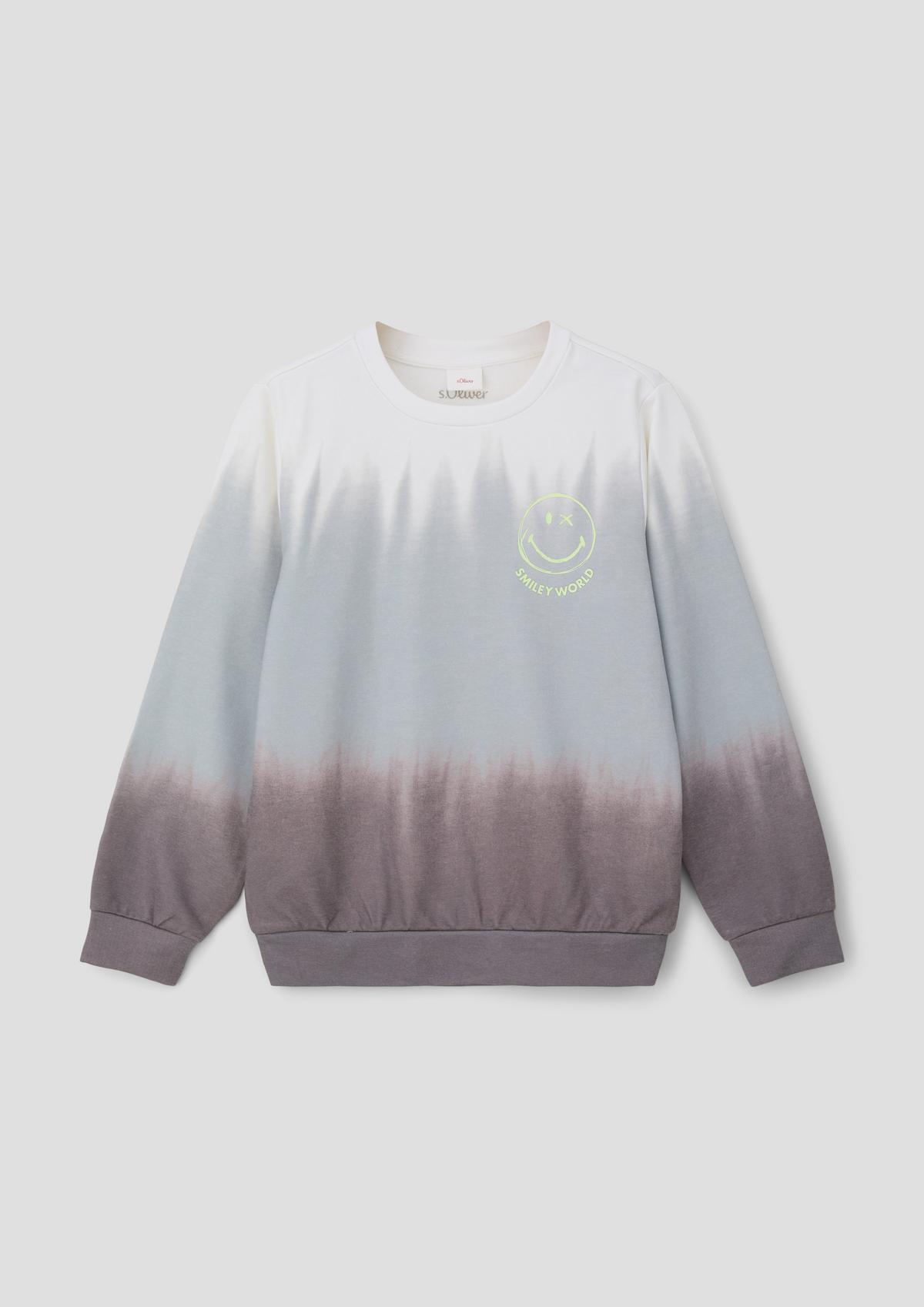 s.Oliver Sweatshirt with a print on the front and the back