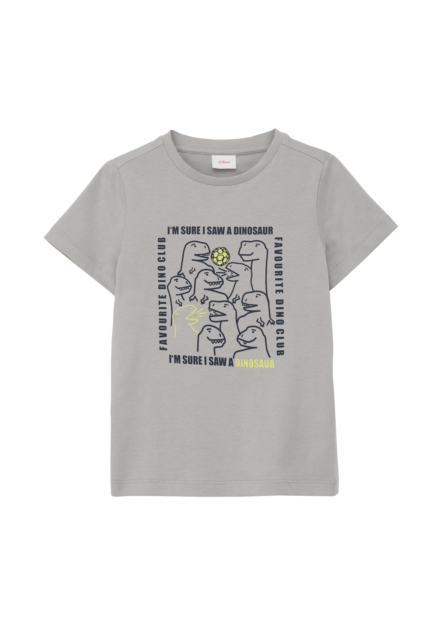 s.Oliver - T-Shirt mit Frontprint, Kinder, grau