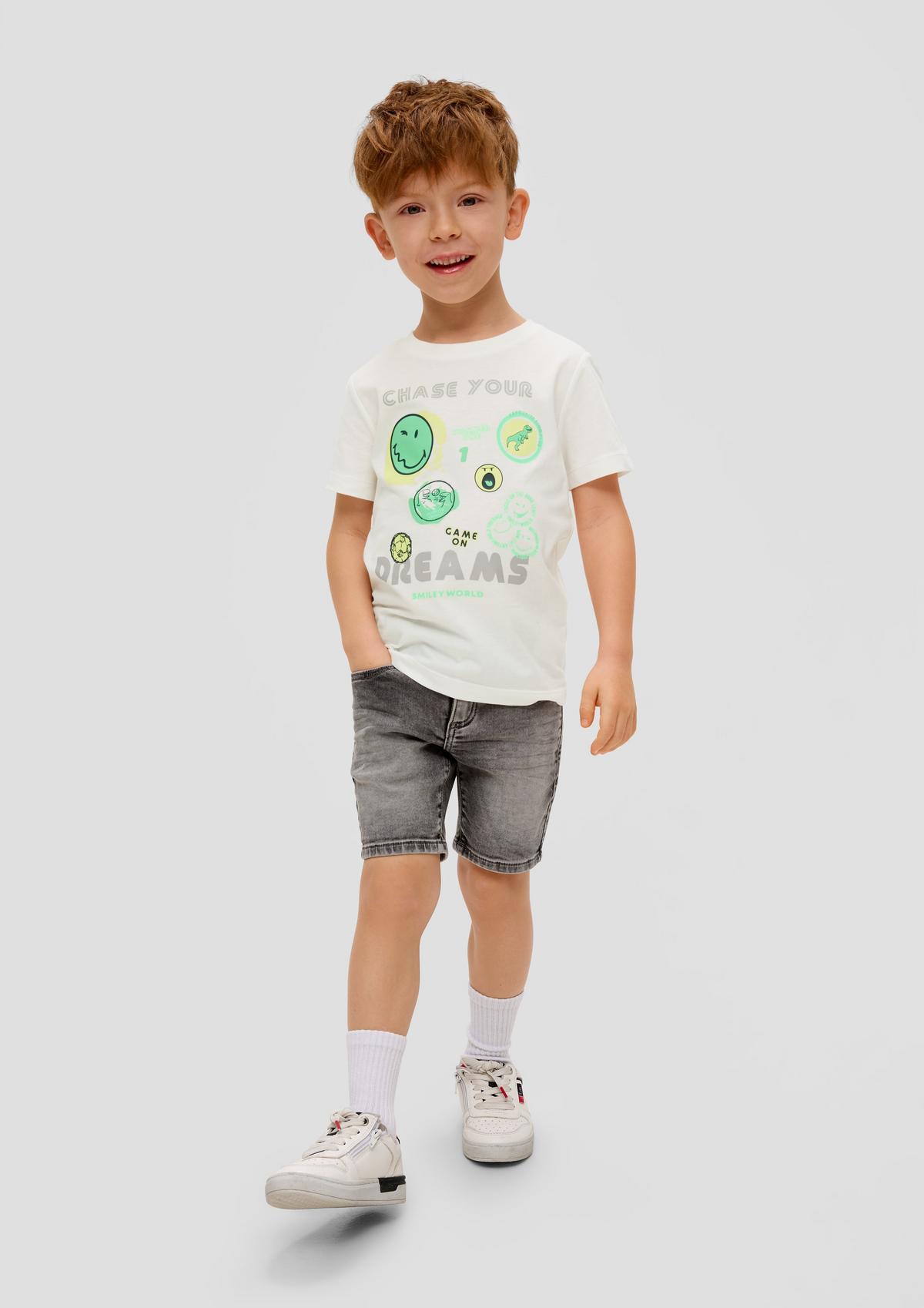 s.Oliver T-Shirt mit Smiley®-Frontprint