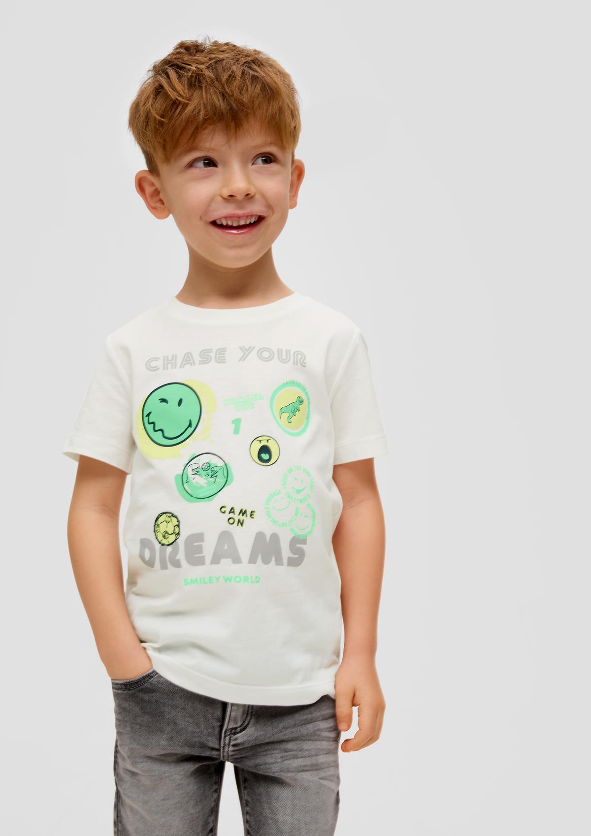 s.Oliver T-shirt with a Smiley® front print