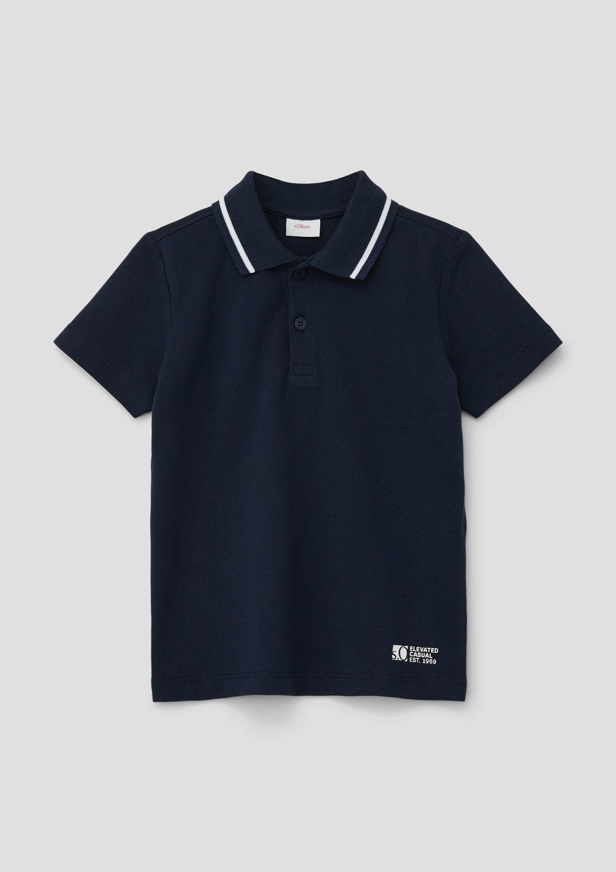 s.Oliver Polo shirt with contrasting stripes