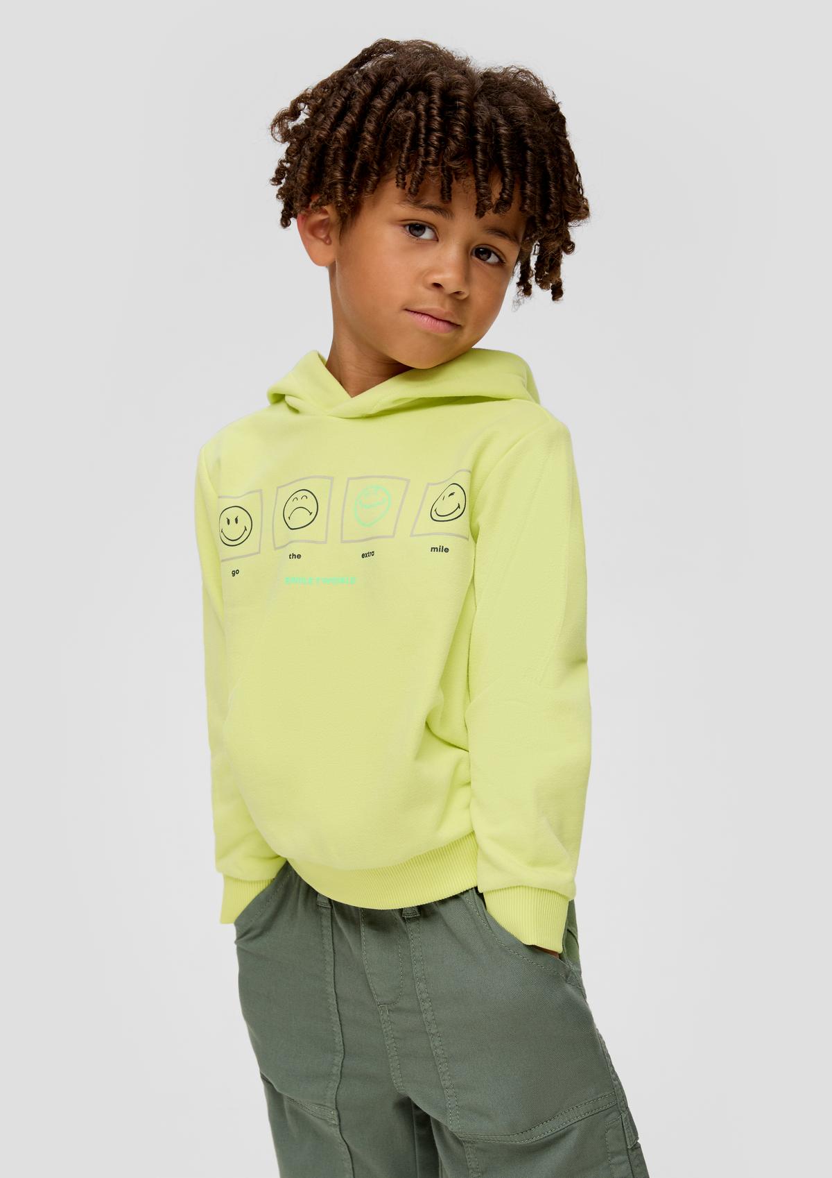 Cotton blend Smiley® hoodie