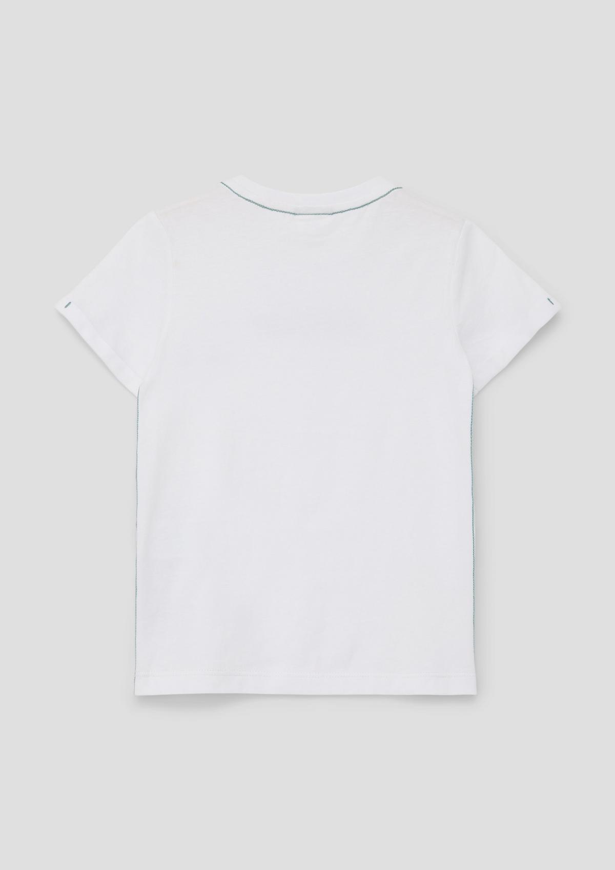 s.Oliver T-shirt orné de coutures contrastantes