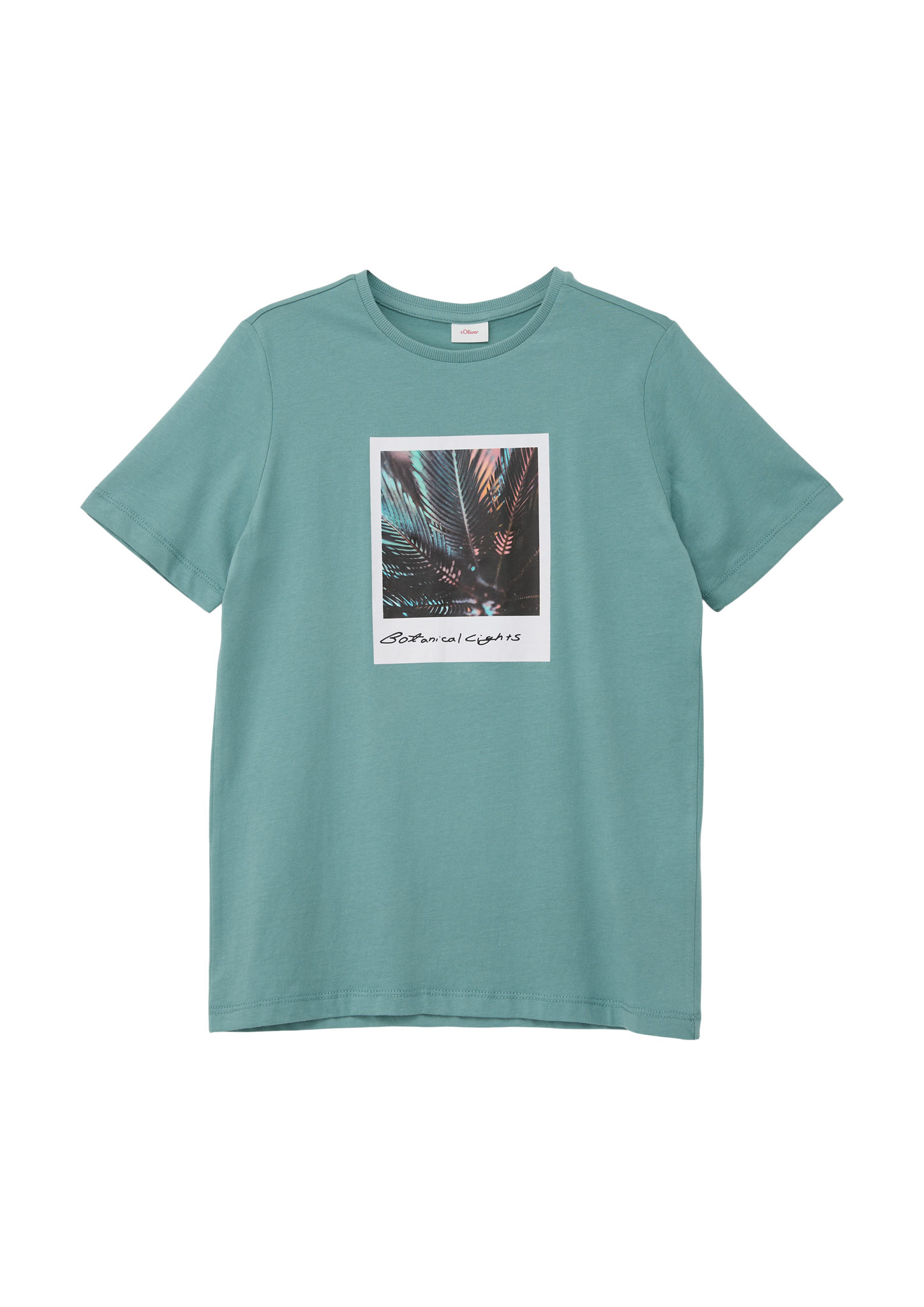 s.Oliver - T-Shirt mit gummiertem Frontprint, Jungen, Blau