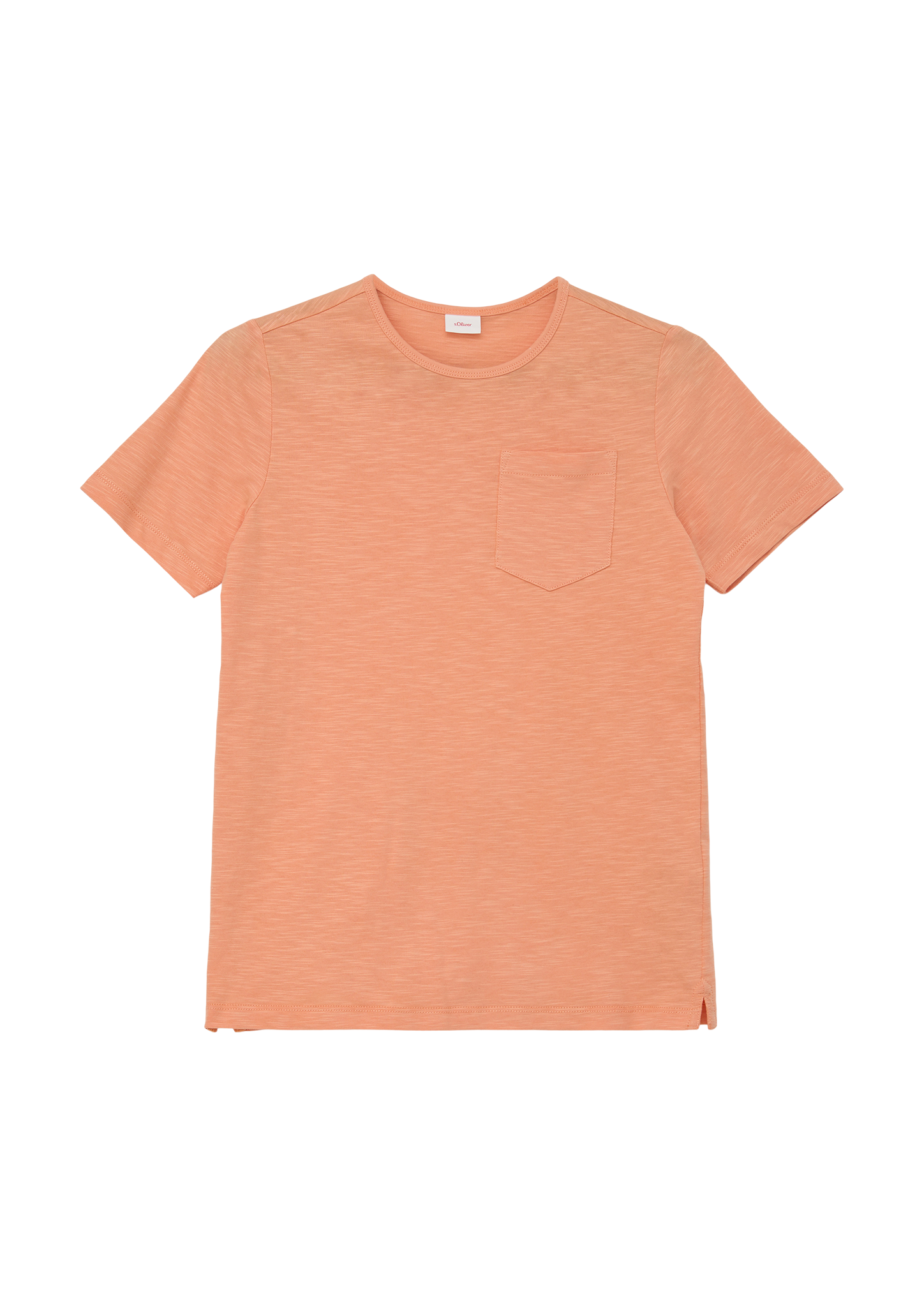 s.Oliver - T-Shirt mit Brusttasche, Jungen, Orange