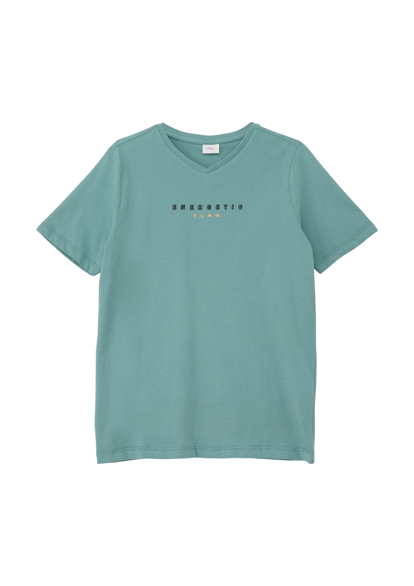 s.Oliver - Weiches T-Shirt mit Frontprint, Jungen, Blau