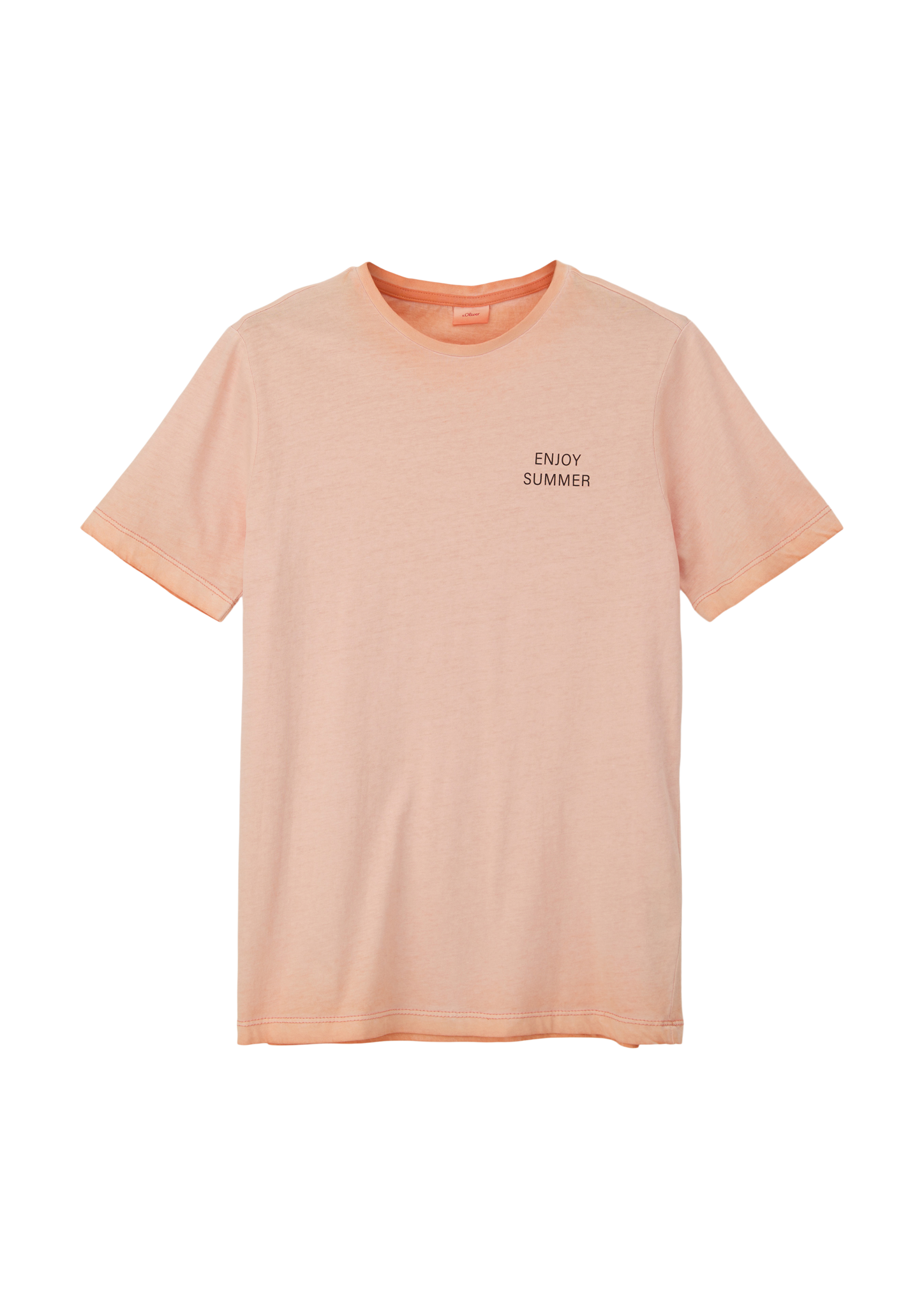 Thumbnail - s.Oliver - T-Shirt mit Garment Dye, Jungen, Orange
